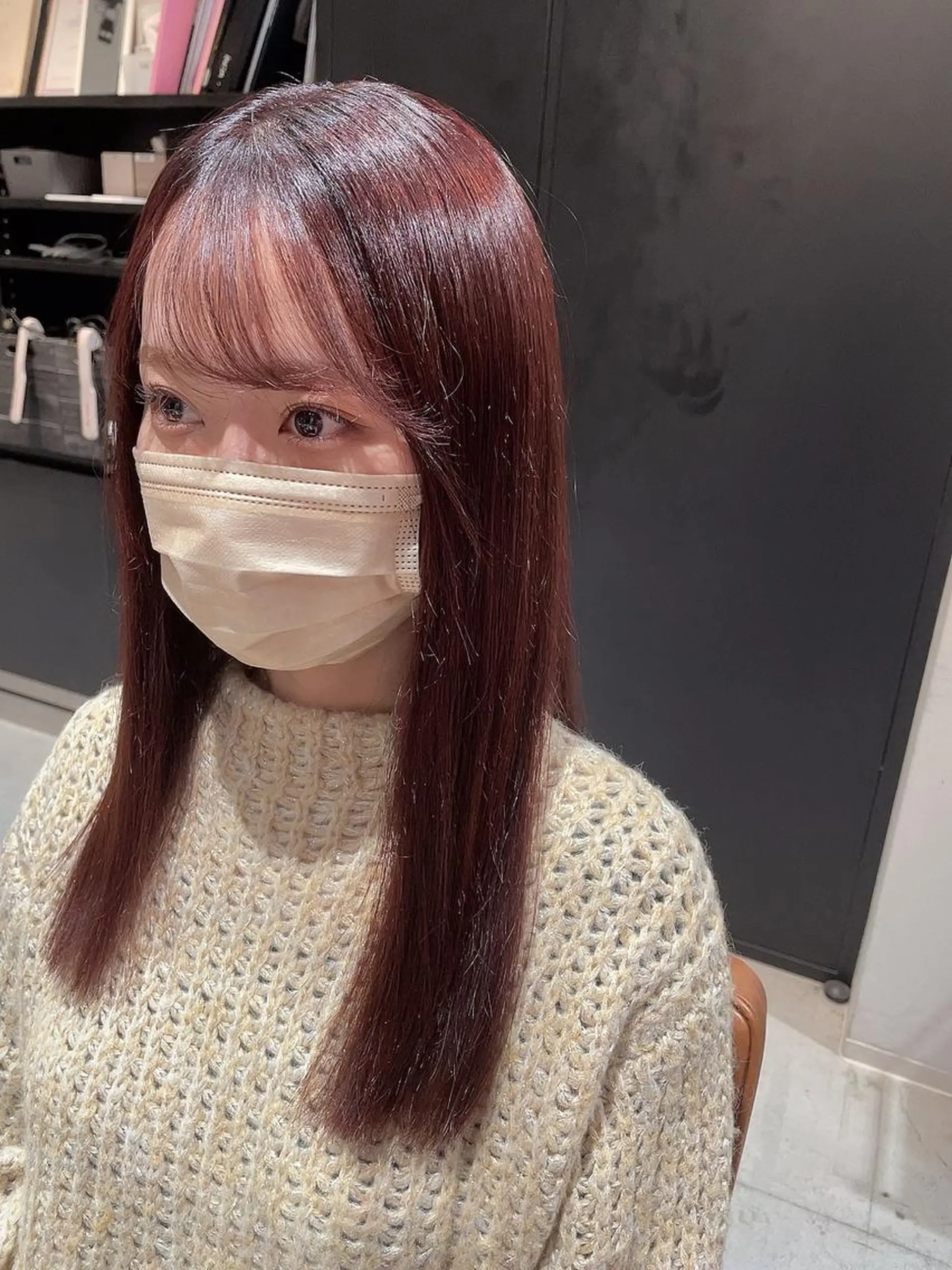 セミロング カラー ヘアアレンジ メンズ 寺西 恵🪡🤍のヘアスタイル