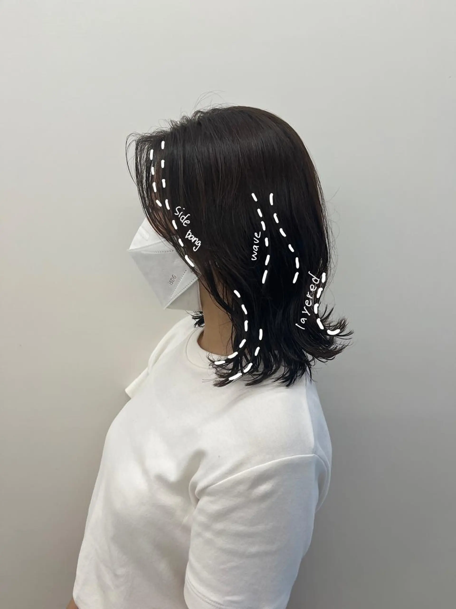 ミディアム パーマ カット パーマ IT’s所属・韓国好き🇰🇷 美容師MIKUのヘアスタイル