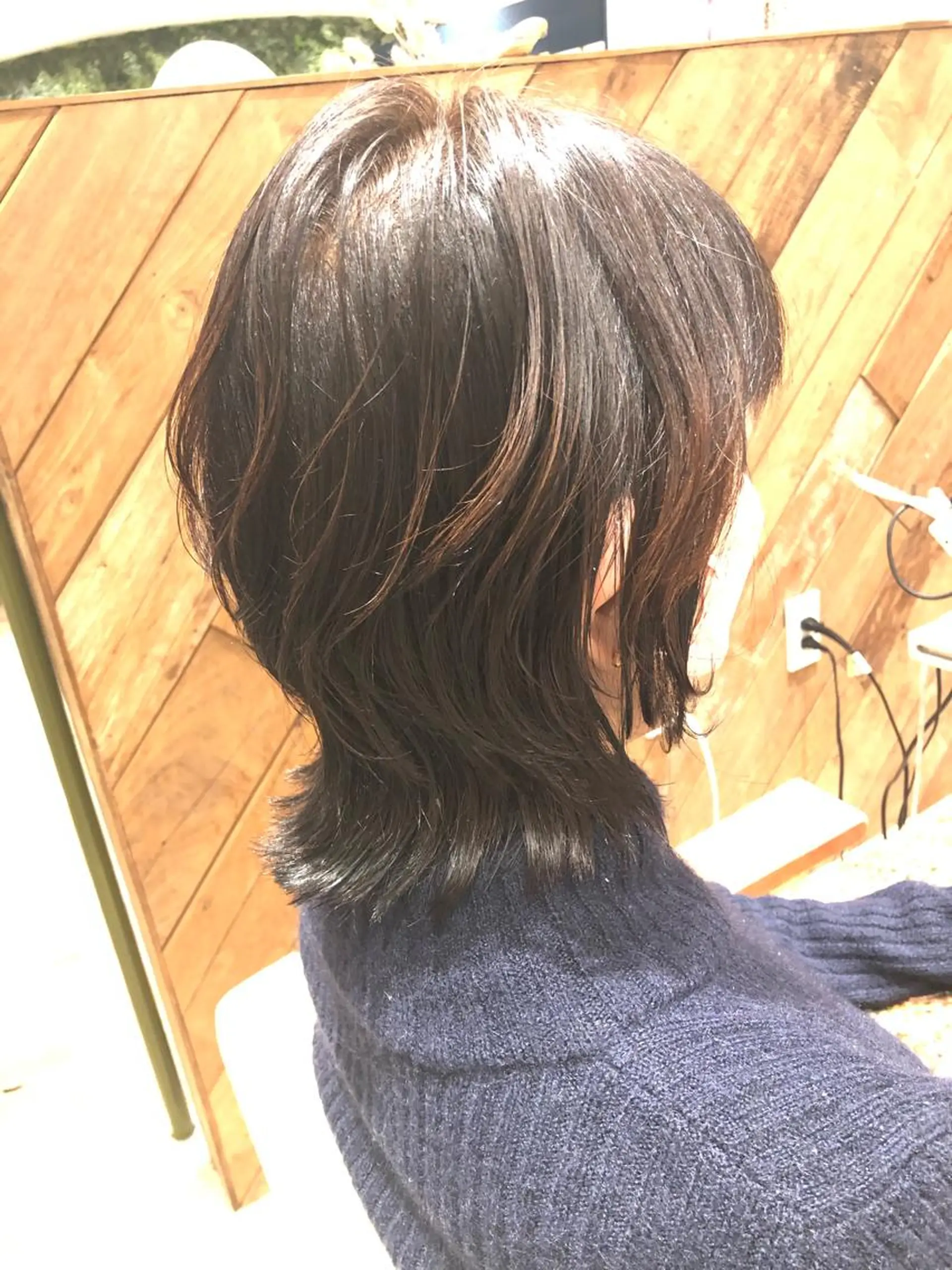 ミディアム くびれヘア レイヤーカット カット 🧡艶髪・ゆるふわ style💛ミユのヘアスタイル