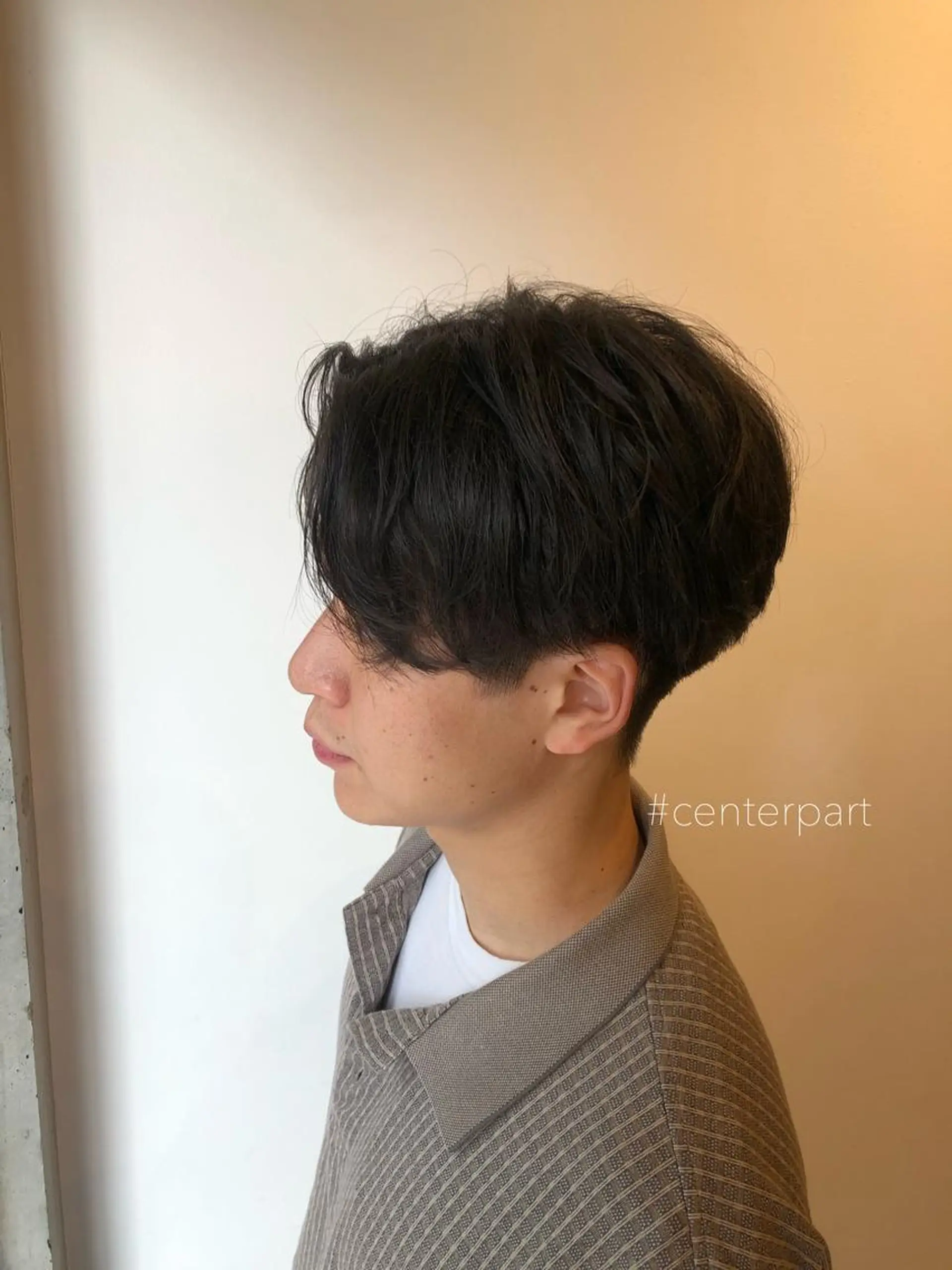 メンズ センターパート カット STRINGS 下北沢所属・【メンズ特化】 金子諒磨のヘアスタイル