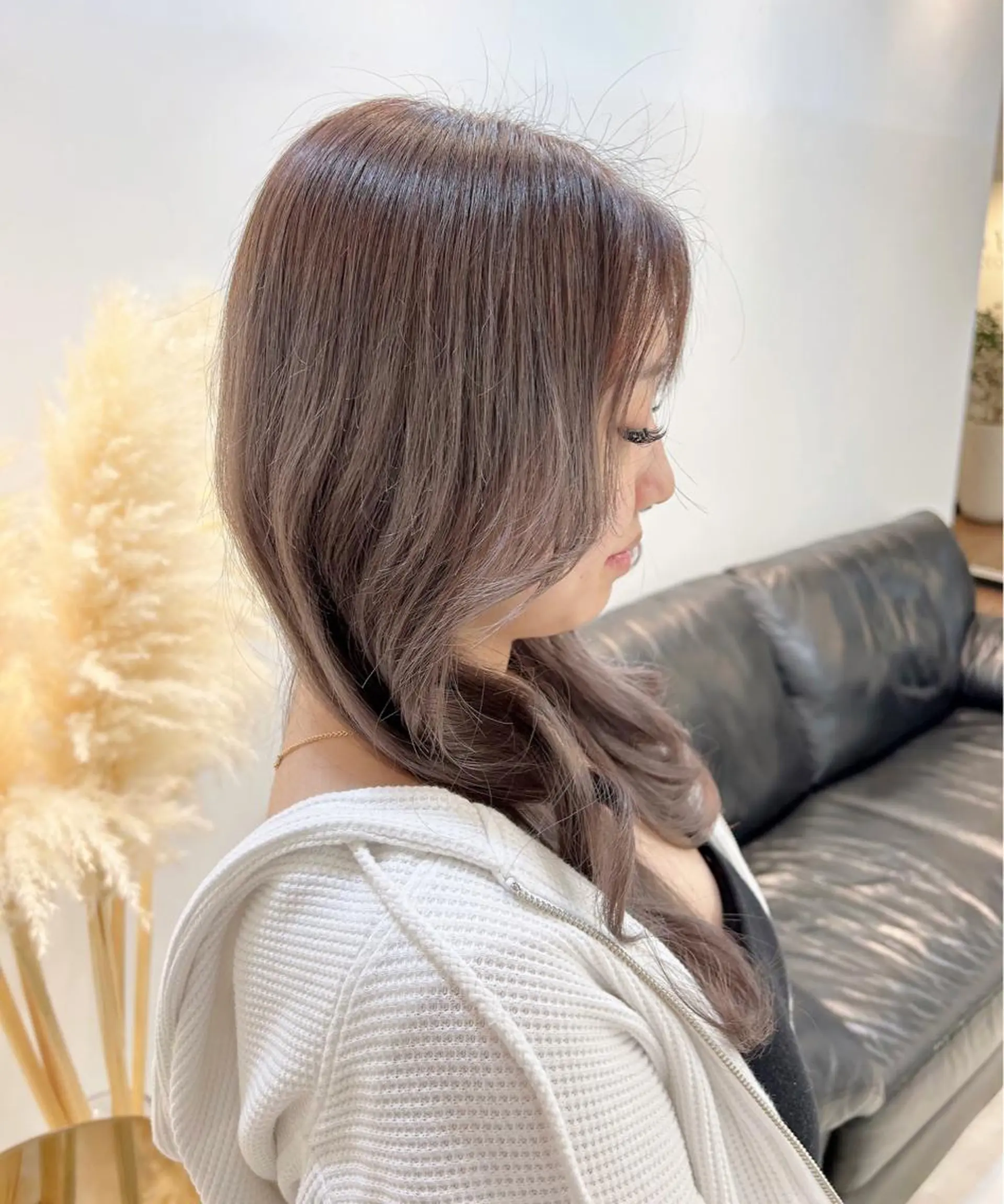 セミロング カラー ヘアカラー エクステ ANKH CROSS 🦋mako🦋のヘアスタイル