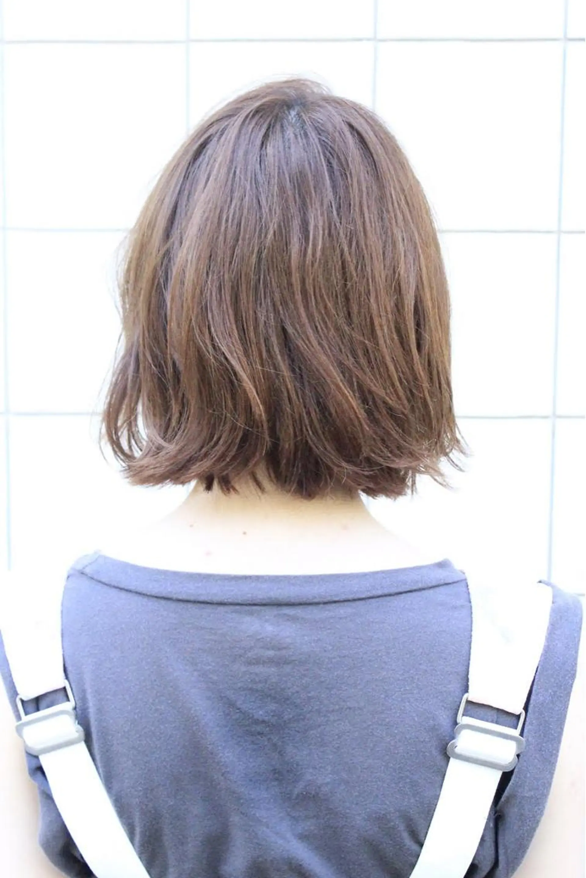 ミディアム ボブ ミニボブ/カット モデル/渋谷/ 宍戸のヘアスタイル