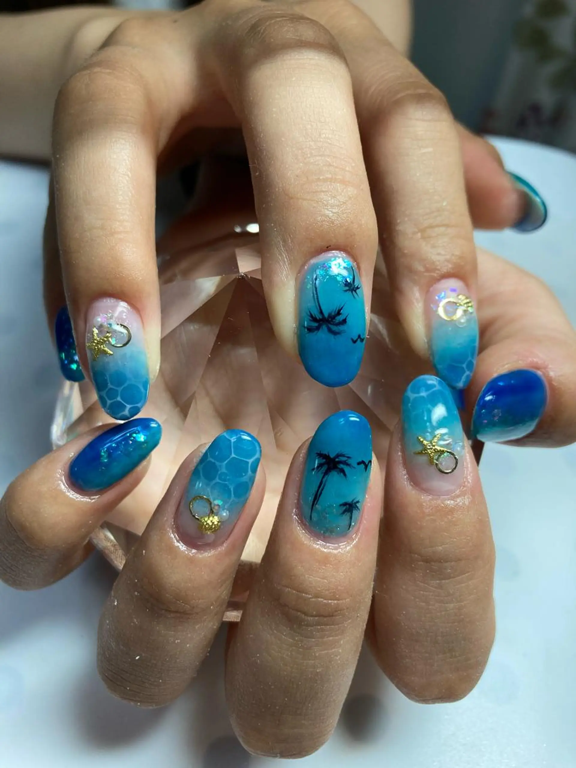 ミディアム ネイル nail yukkoのネイルデザイン