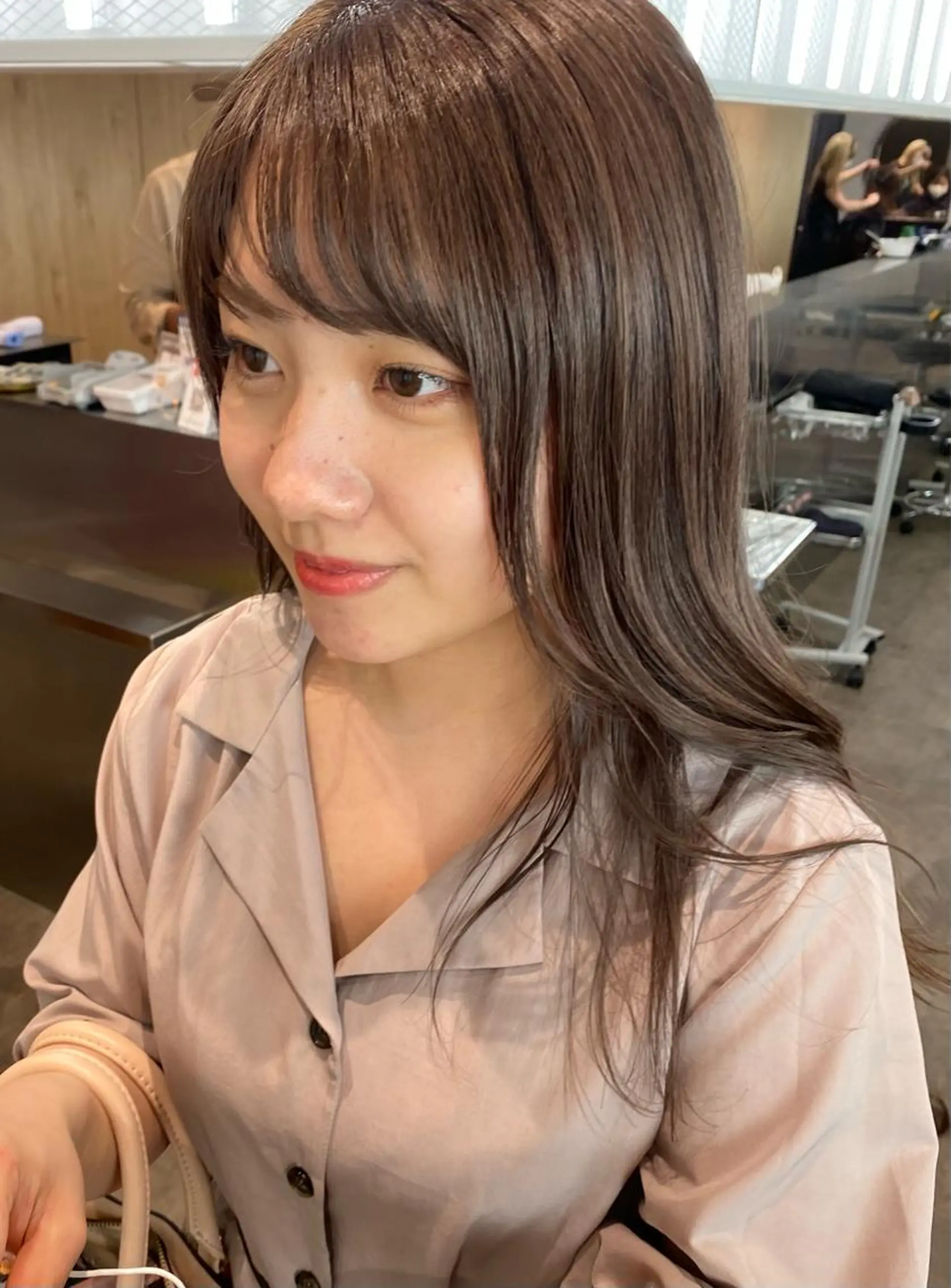 ロング カラー ヘアアレンジ XENA表参道 MIKUのヘアスタイル