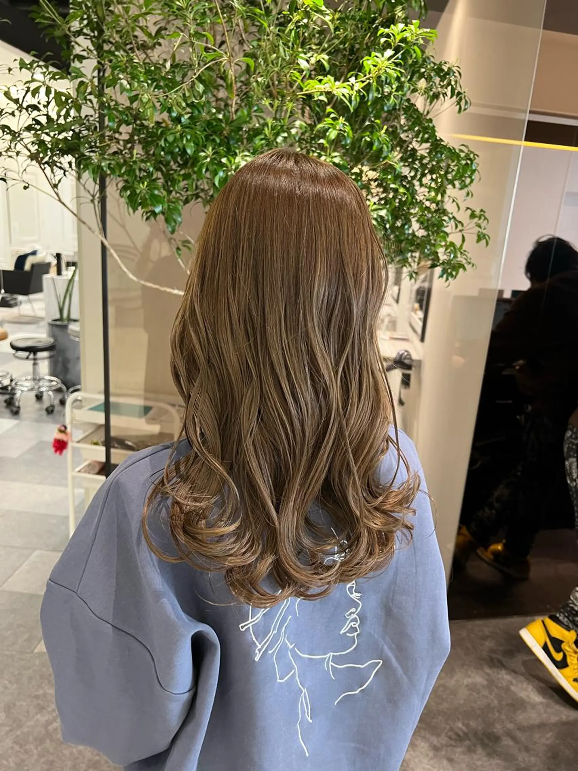 セミロング カラー 💎K-two名古屋 安田ちづる💎のヘアスタイル