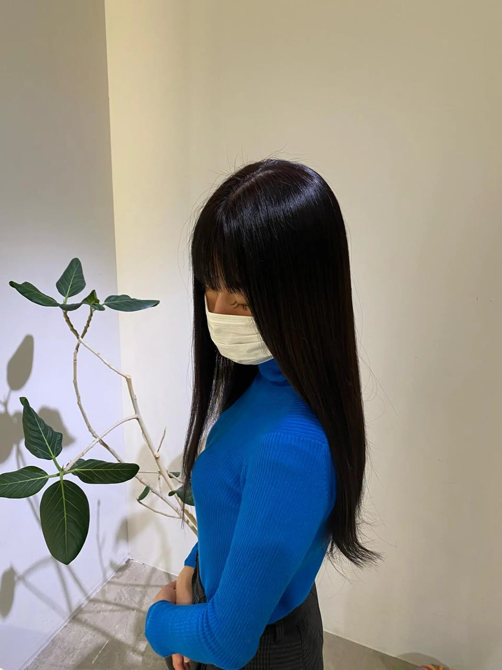 ロング カラー GLAD所属・ナガヤマ ミユのヘアスタイル