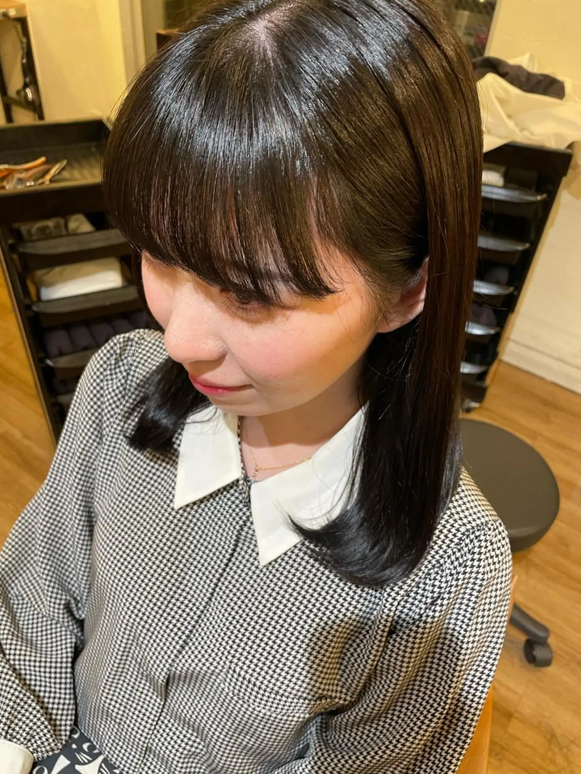 セミロング 林 花鈴🐇🌸のヘアスタイル