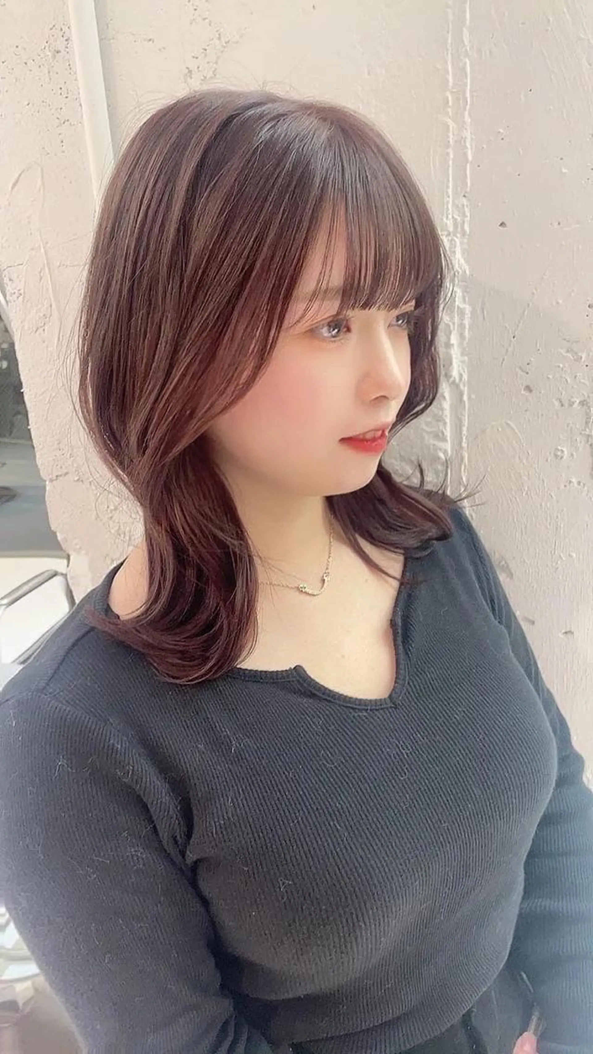 ミディアム カラー ベージュカラー ブリーチ 透明感カラー ブリーチなしカラー ピンクカラー 似合わせショート特化 /Rukaのヘアスタイル