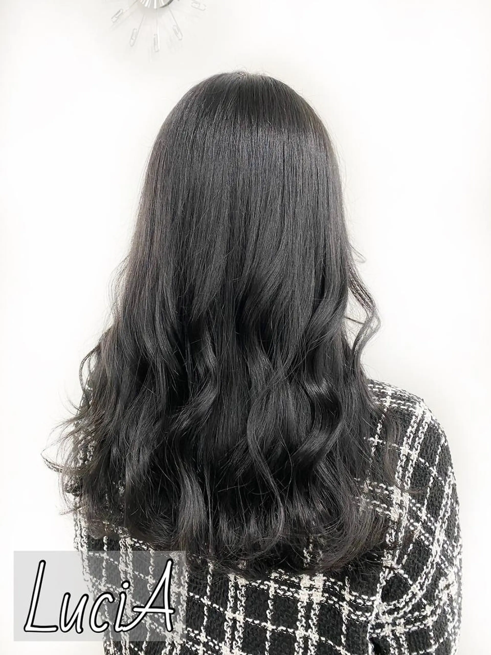 ロング カラー ヘアアレンジ シールエクステ アディクシーカラー バレイヤージュ ブリーチ ケアブリーチ LuciA/エクステ カラーのヘアスタイル