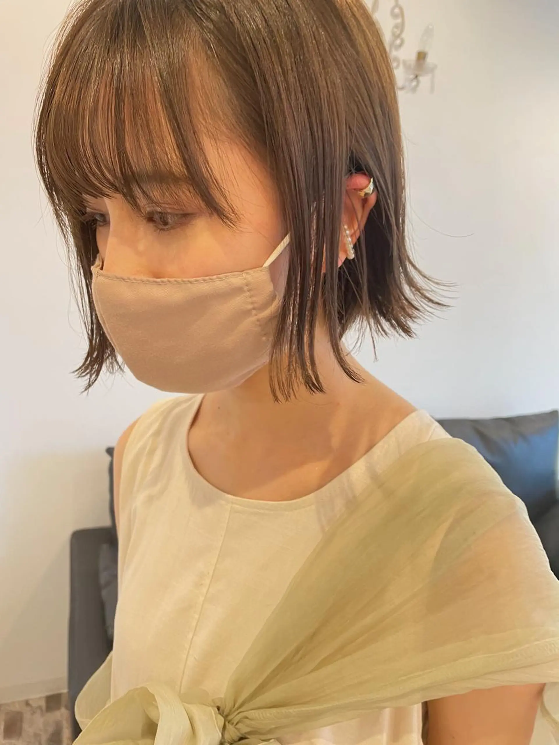 ショート カラー 切りっぱなしボブ ボブ ヘアカラー m ā l o.🌷 サカモトマイコのヘアスタイル