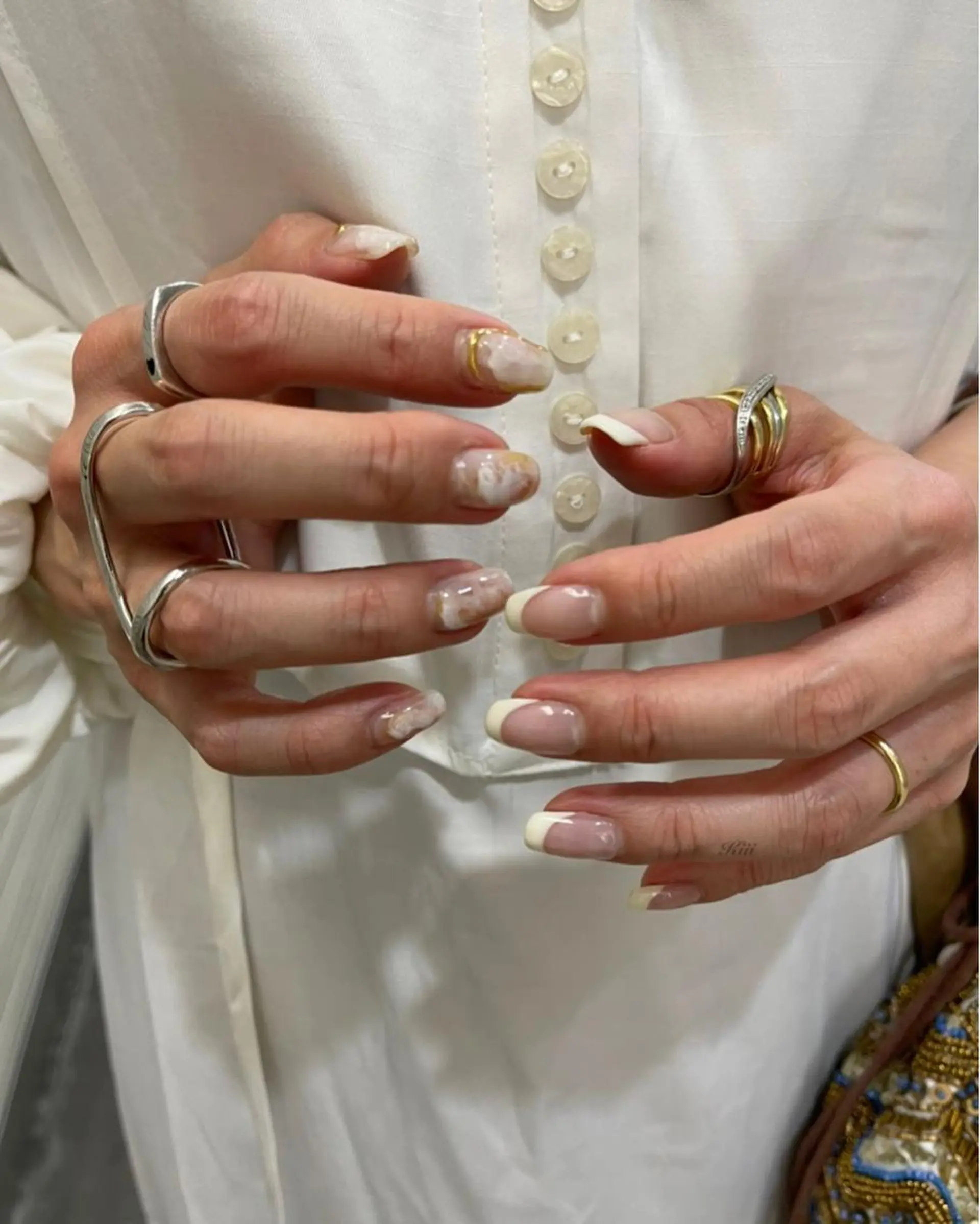 ネイル ハンドネイル フットネイル kiii.__ ✴︎*のネイルデザイン