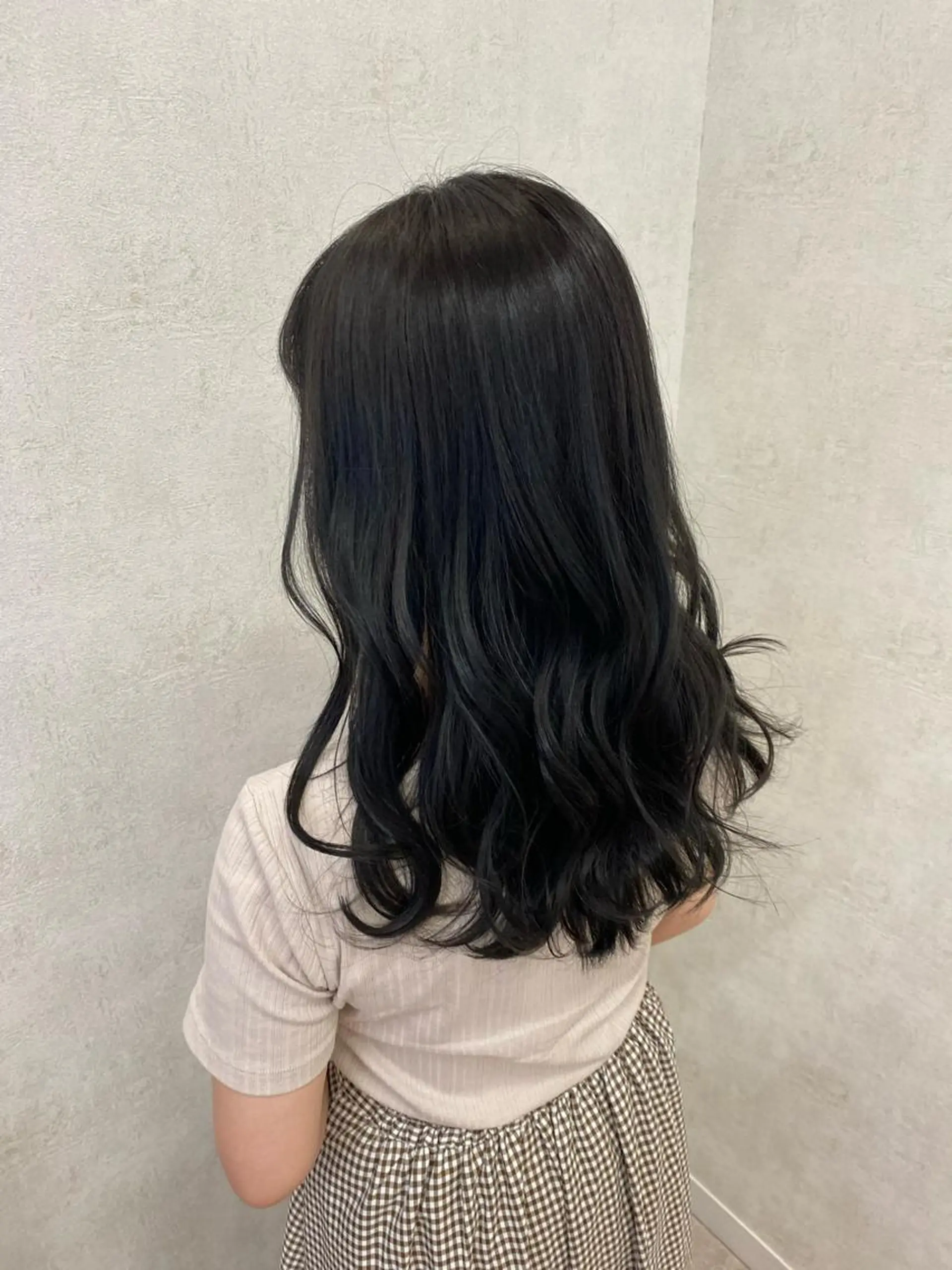 セミロング 髪質改善/ブリーチ ツヤ髪/shiinaのヘアスタイル