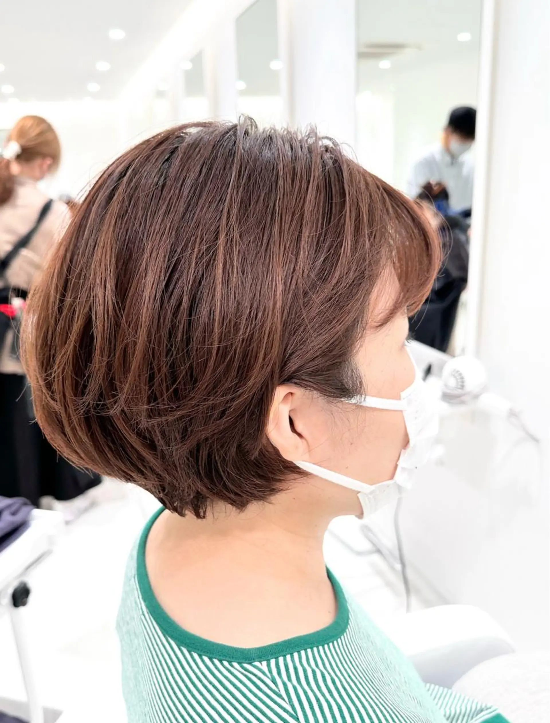 ショート くせ毛 ショートヘア if...hair salon柏店所属・島守 桃香のヘアスタイル