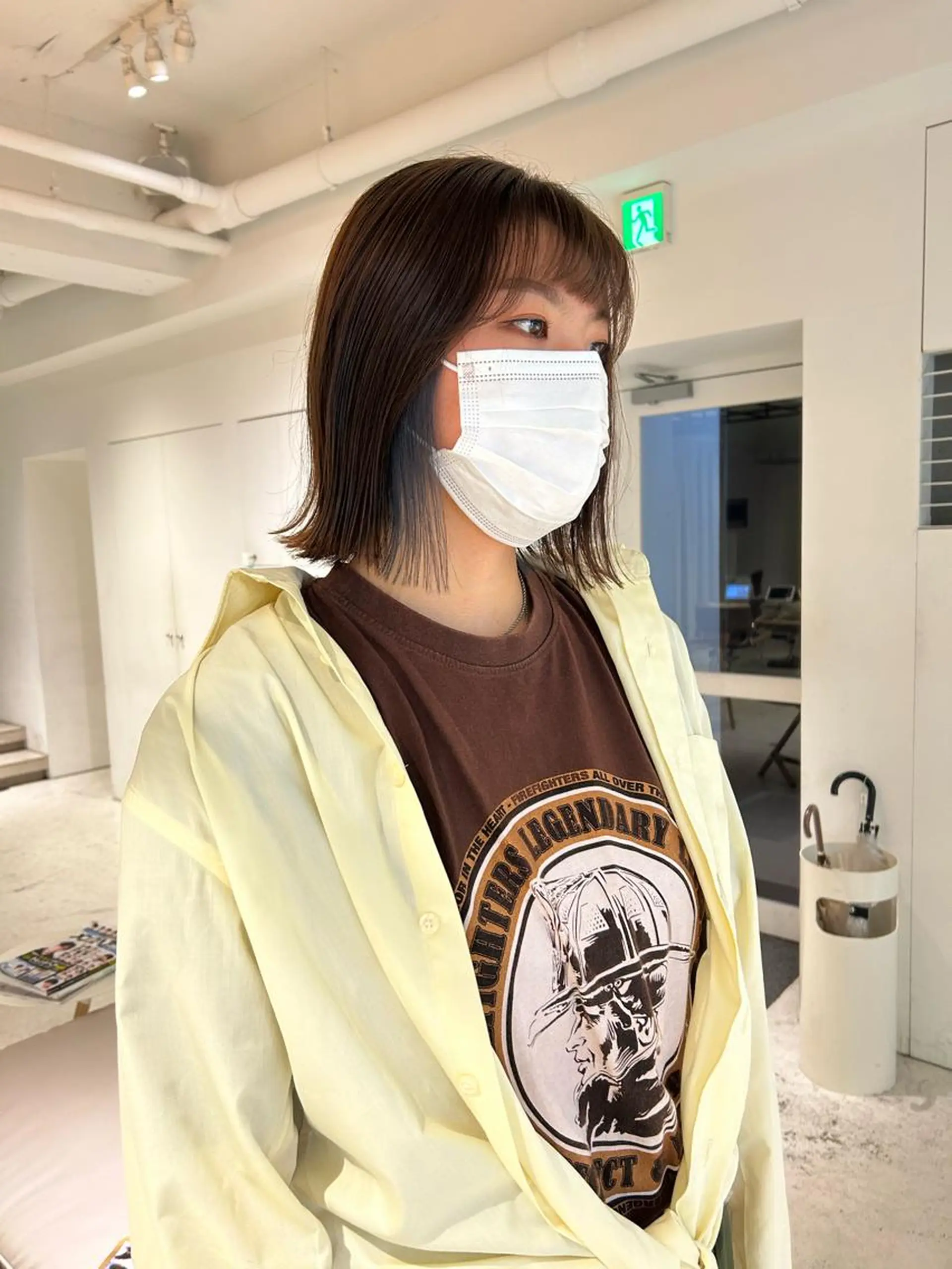 ミディアム カラー ブルーカラー ヘアカラー 透明感カラー🫧 nanohaのヘアスタイル