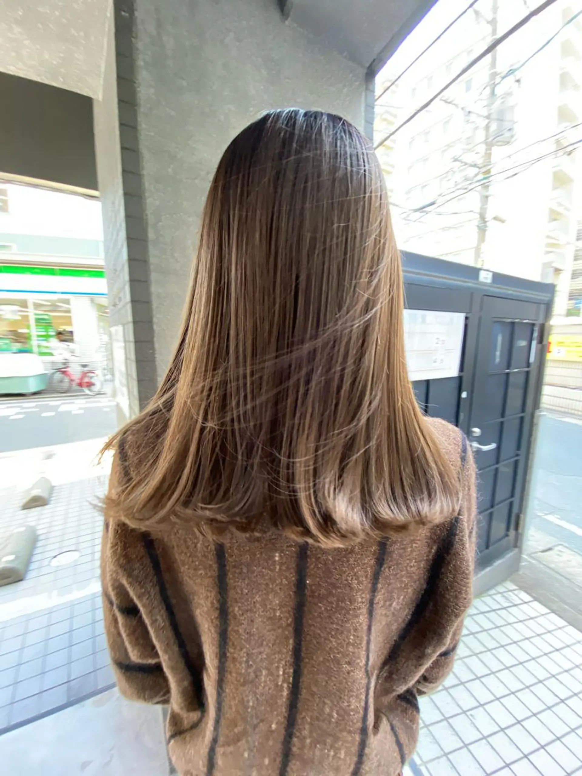 セミロング ケアカラー トリートメント カット ヘアカラー トリートメント ヘッドスパ Musiiik hairのヘアスタイル