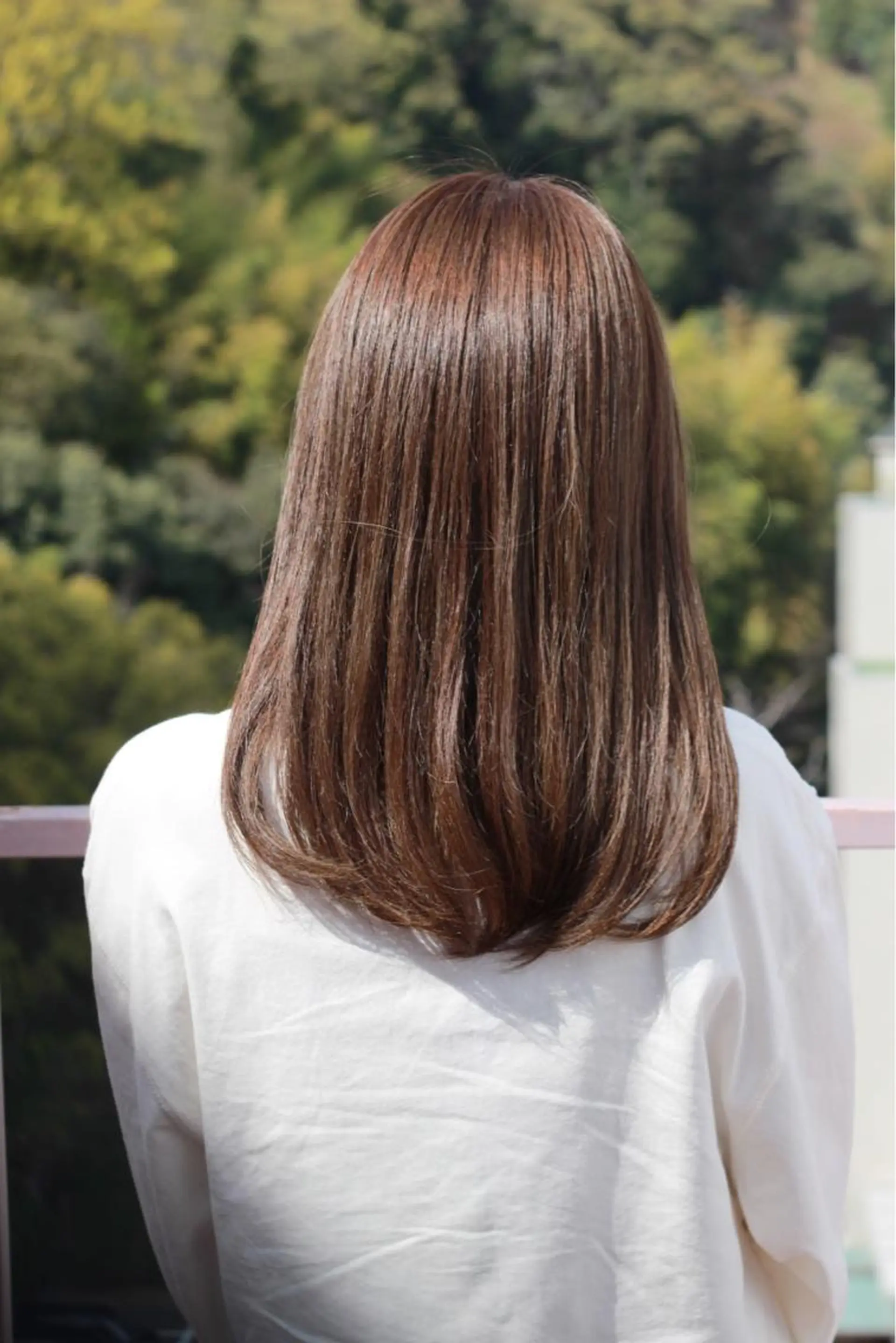 セミロング カラー ベージュカラー ハイトーンカラー ハイトーンベージュ ヘアカラー Viage （ビアージュ）のヘアスタイル