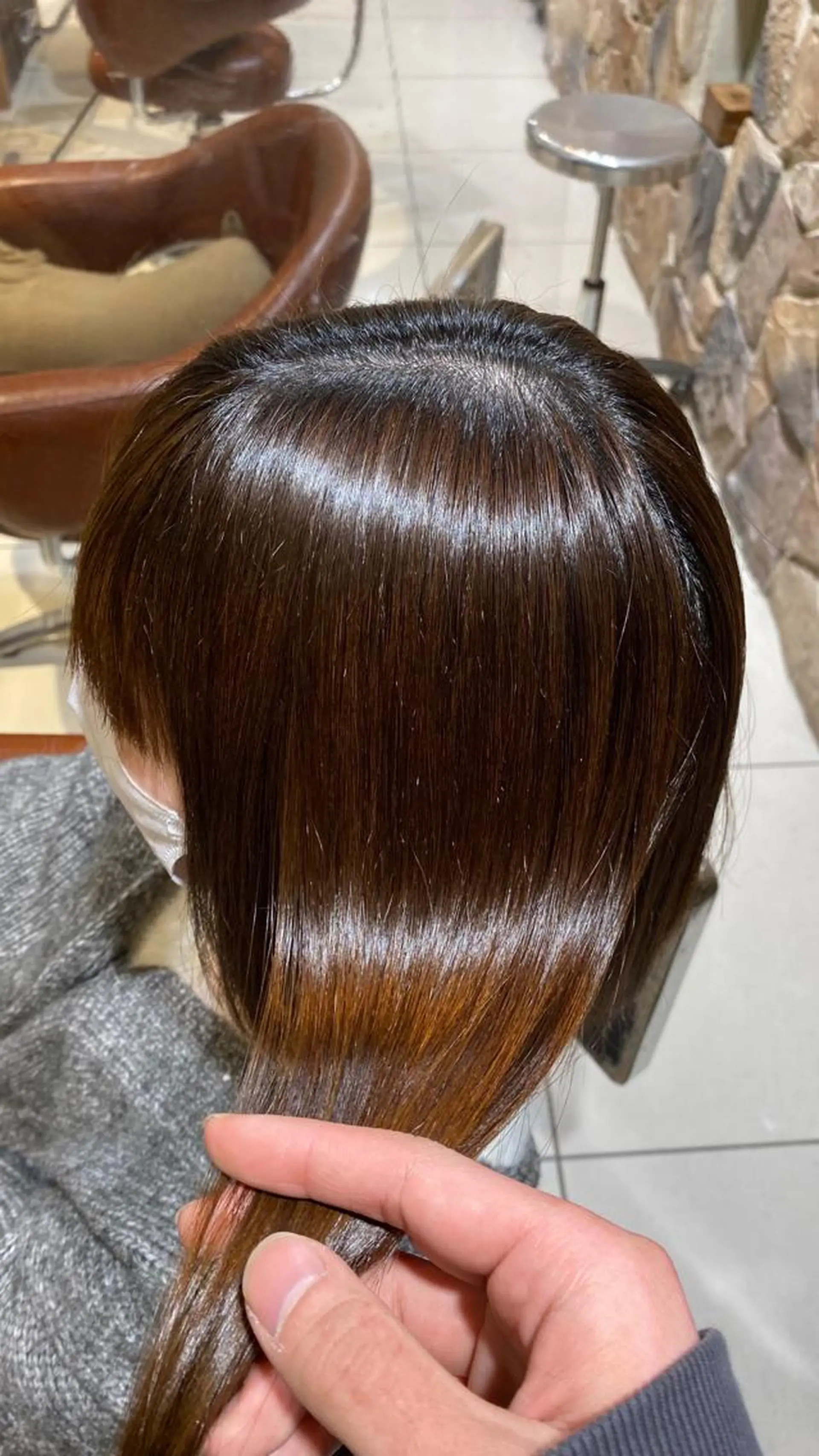 ロング パーマ シャドウパーマ 石見のヘアスタイル