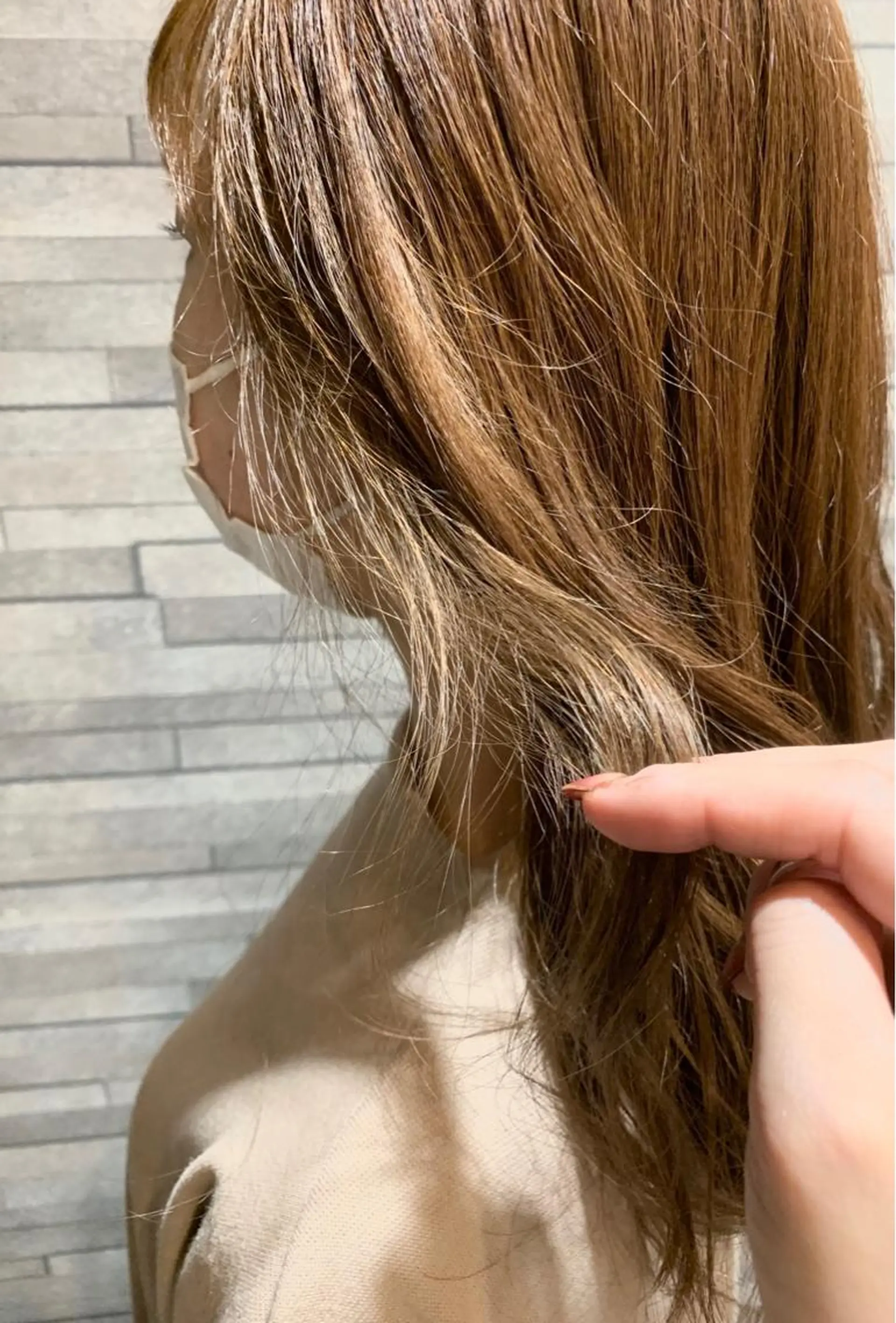 セミロング カラー ベージュカラー Gain所属・Gain Nanamiのエステ・リラクイメージ