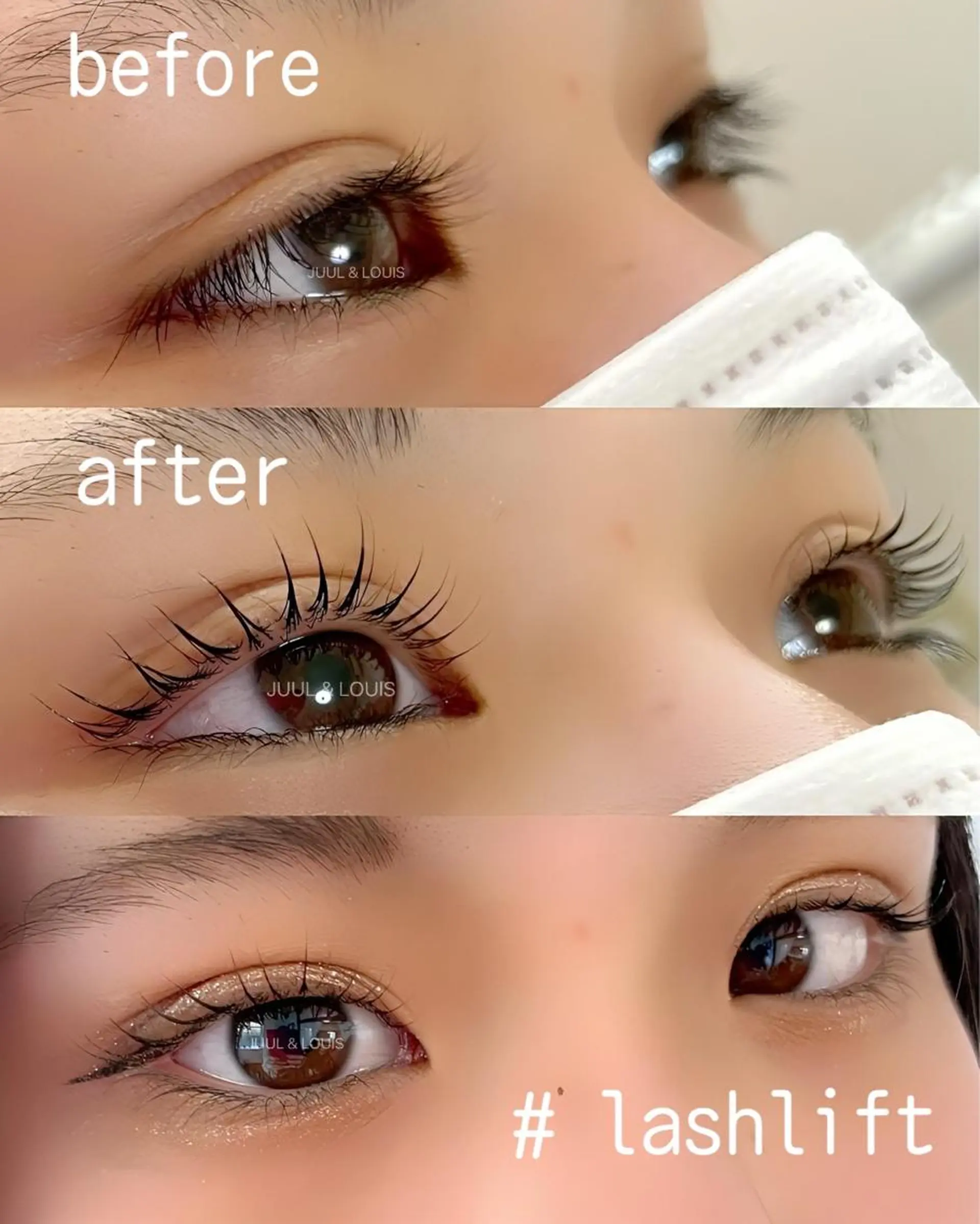 マツエク・マツパ 束感まつ毛 まつげパーマ マツパ まつげのお店 JUUL & LOUIS ｼﾞｭｰﾙｱﾝﾄﾞﾙｲｽ所属・JUUL&LOUIS 福藤 瞳のエステ・リラクイメージ