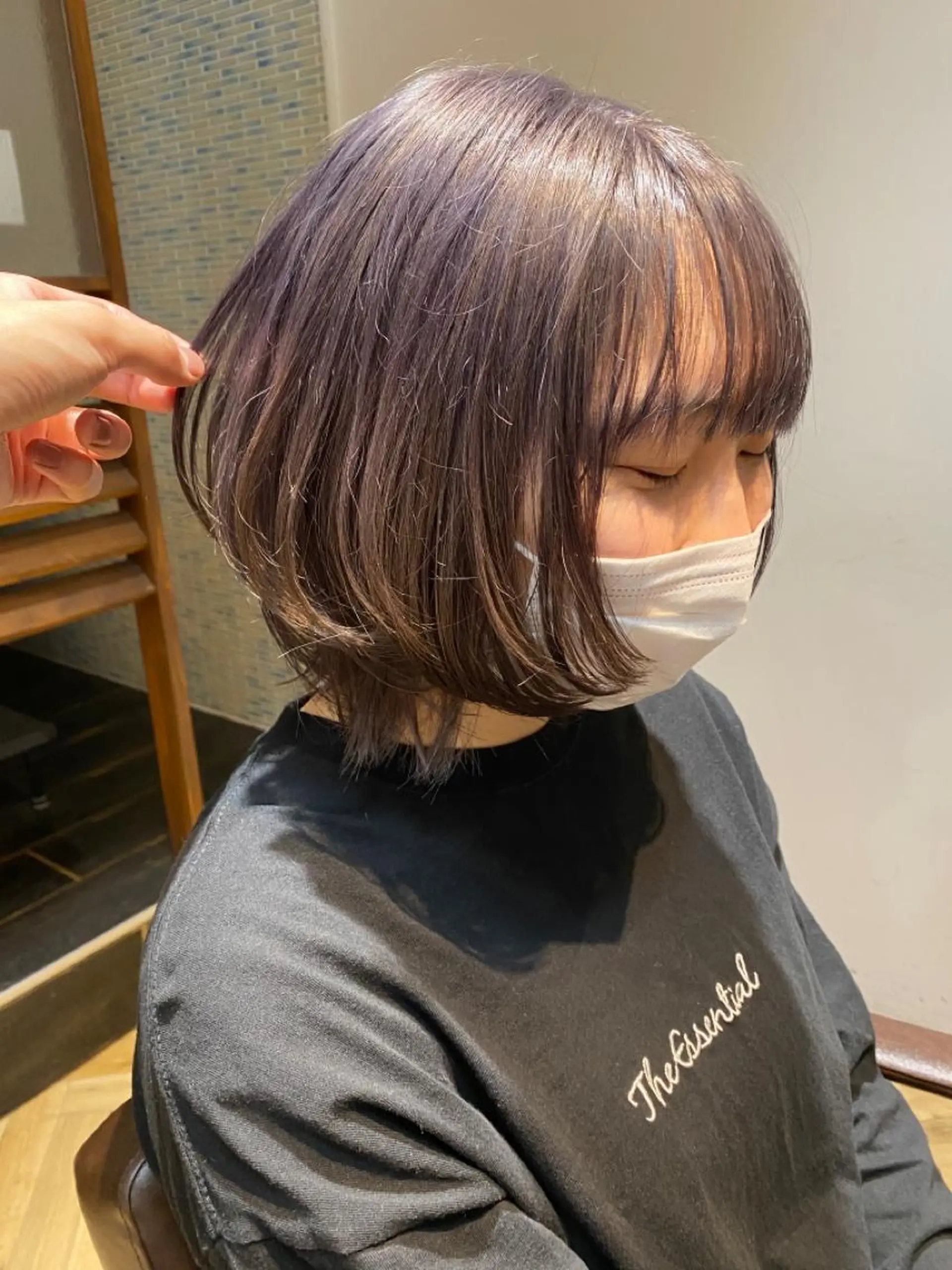 ミディアム カラー 美髪改善・ブリーチ tadasuke⭐️のヘアスタイル