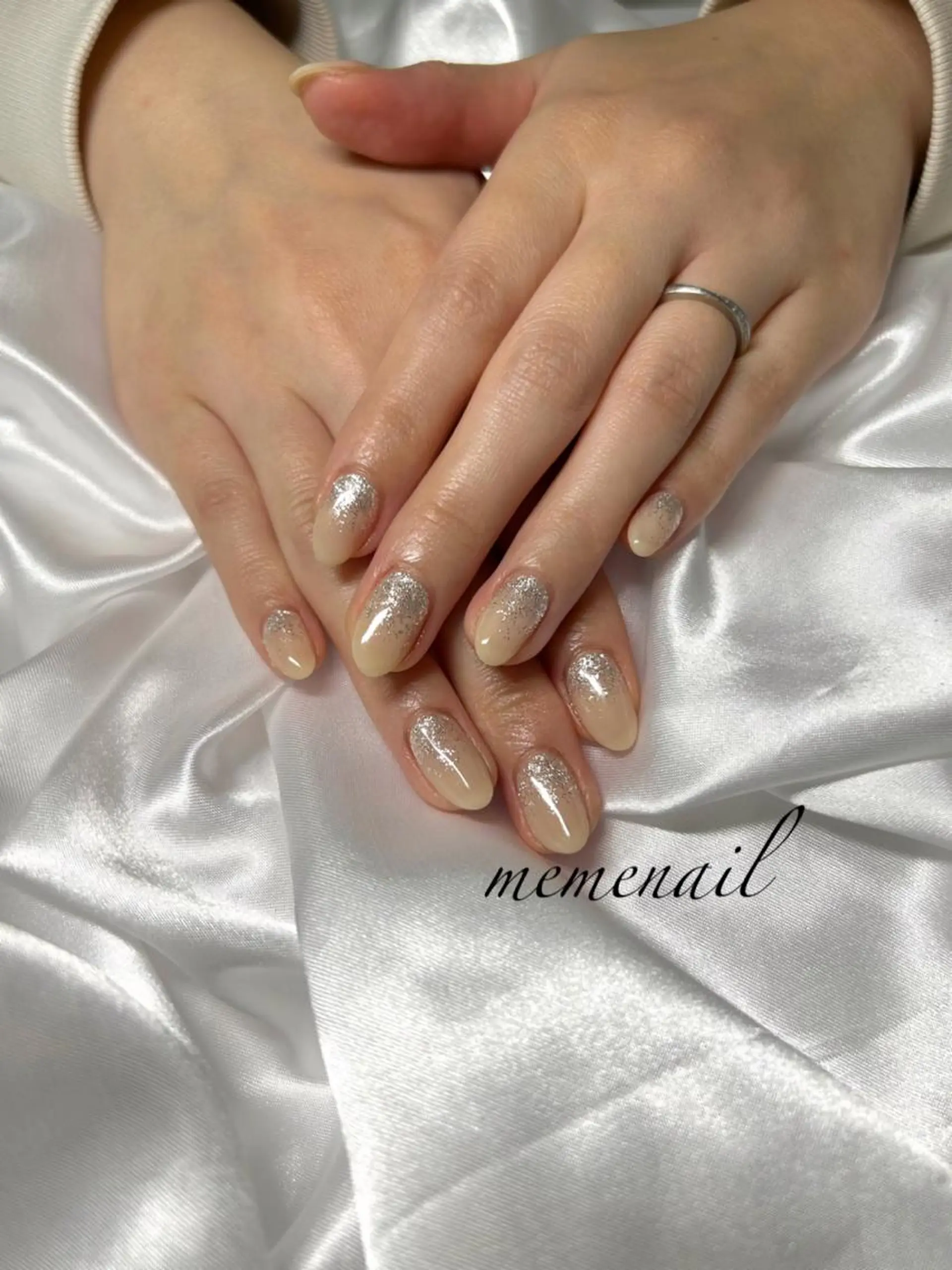 ネイル グラデーション ラメ(グリッター) ラメグラデーション Noguchi Megumiのその他イメージ