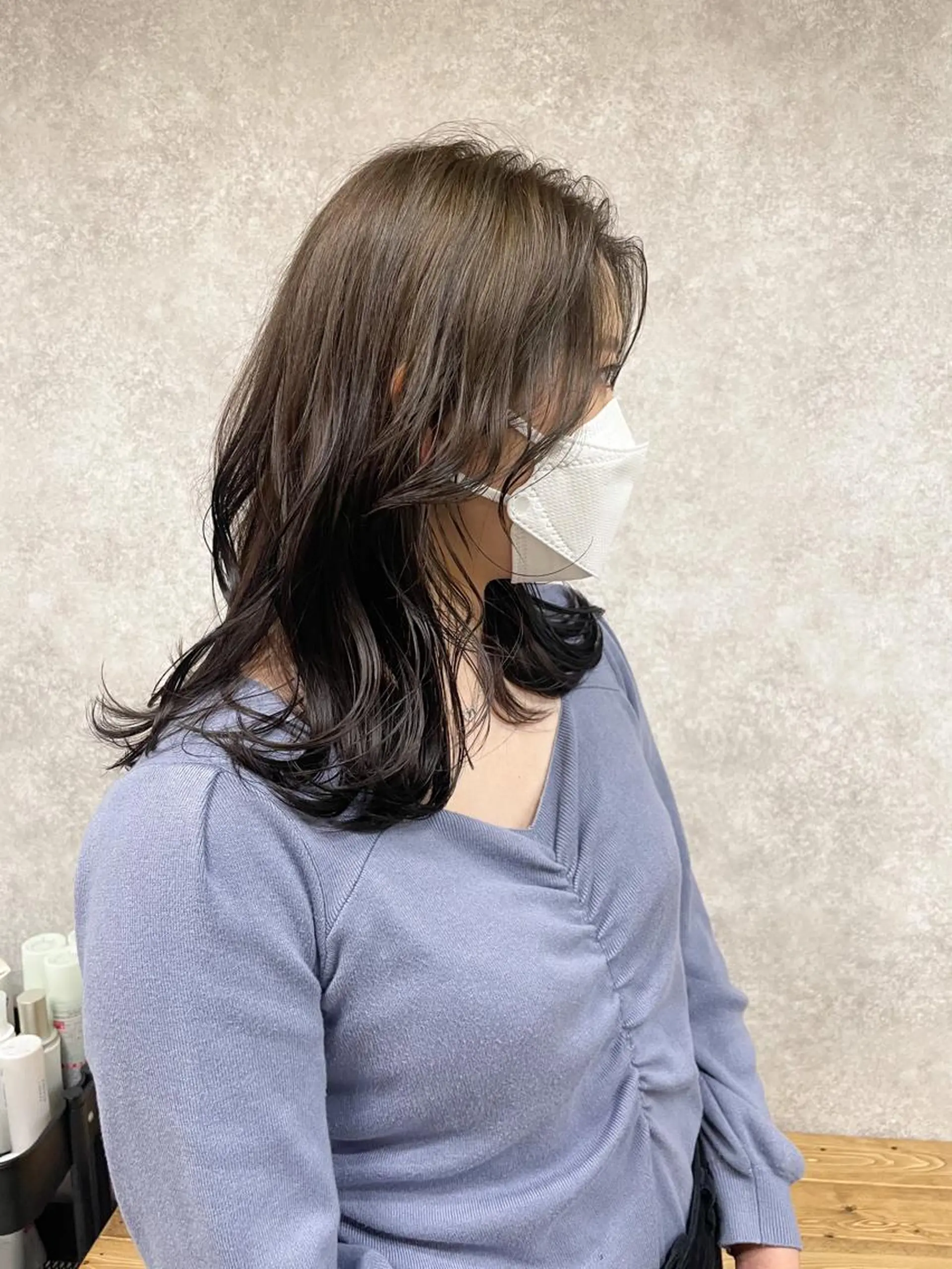 ミディアム カラー 高橋 みく/ minim 暖色のヘアスタイル