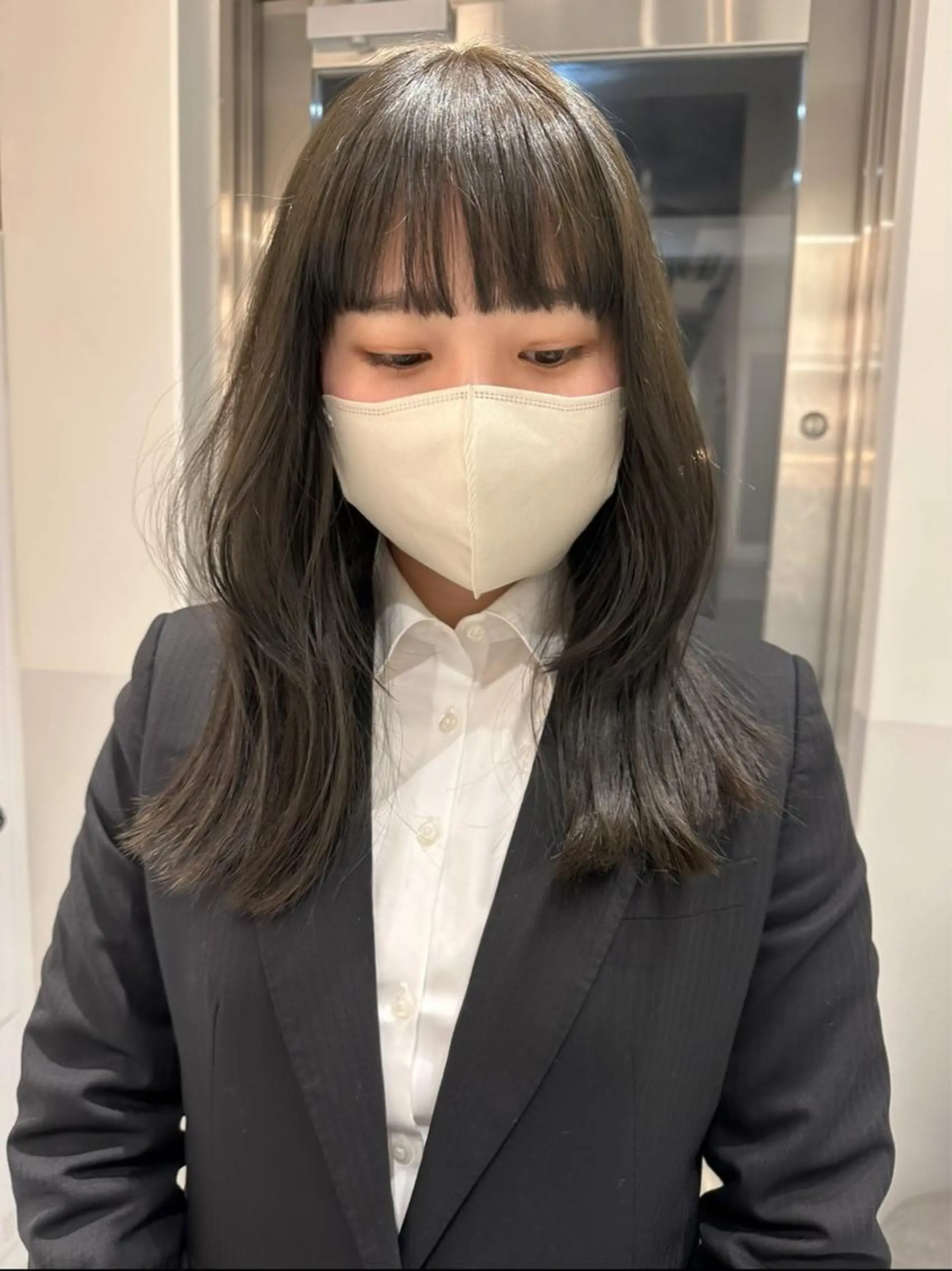 ロング カット ヘアカラー トリートメント ୨୧柔らかいカラー nozomi ୨୧のヘアスタイル