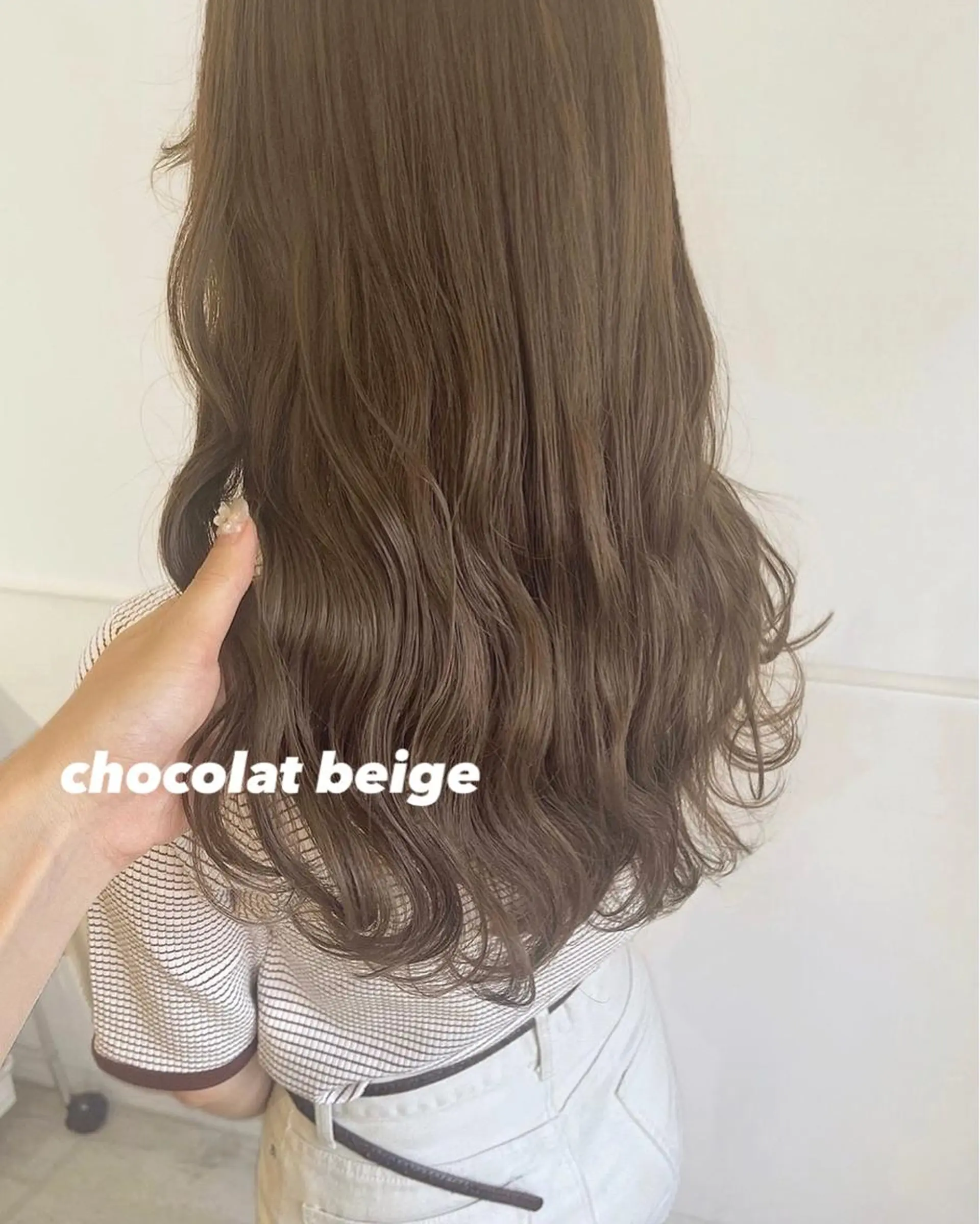 セミロング カラー ヘアカラー トリートメント GOODDAY ヘアサロンのヘアスタイル