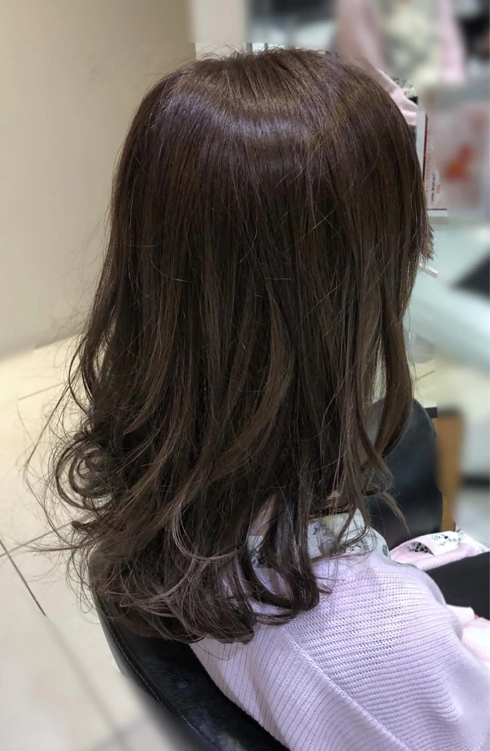 セミロング カラー グレージュ ✨髪質改善✨ 田西　基彦のヘアスタイル