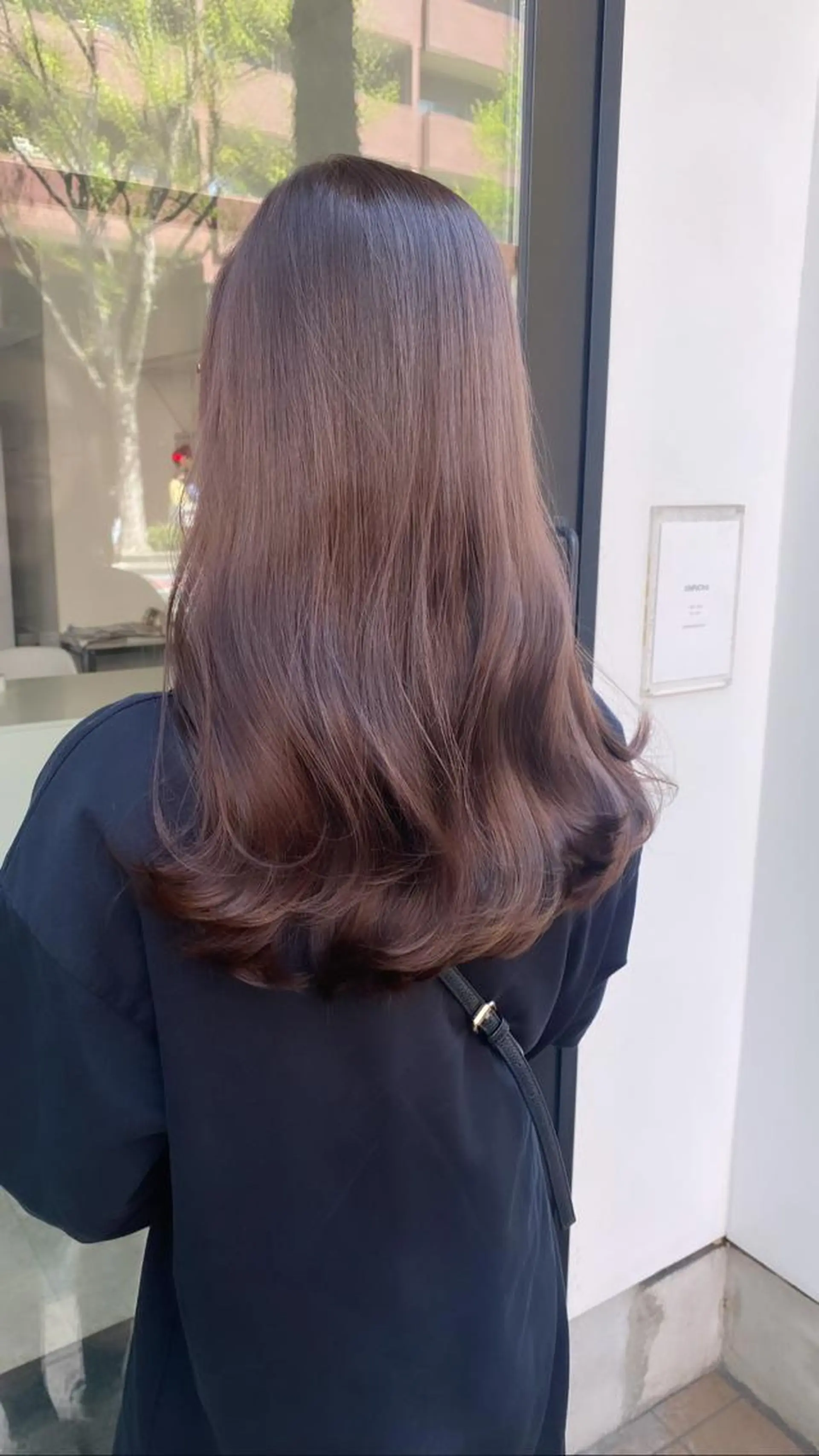 ロング カラー カット ヘアカラー トリートメント RURI韓国ボブ 🇰🇷タッセルボブのヘアスタイル