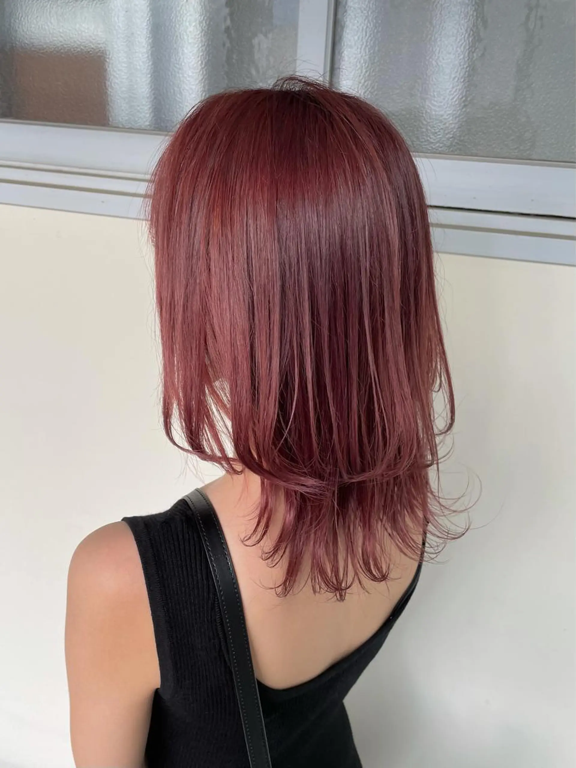 ミディアム カラー ヘアアレンジ maoブリーチ無し 似合わせカラーのヘアスタイル