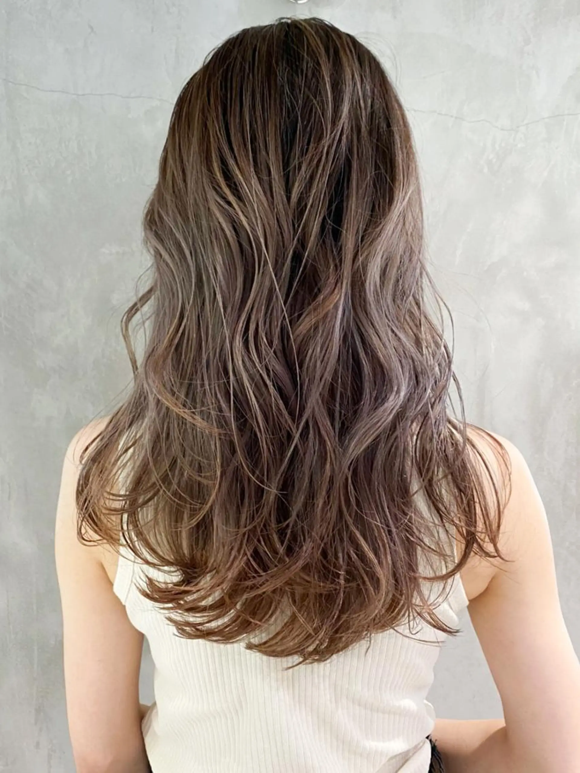 セミロング カラー パーマ ヘアアレンジ ベージュカラー ITbyALBUM 浦和店のヘアスタイル