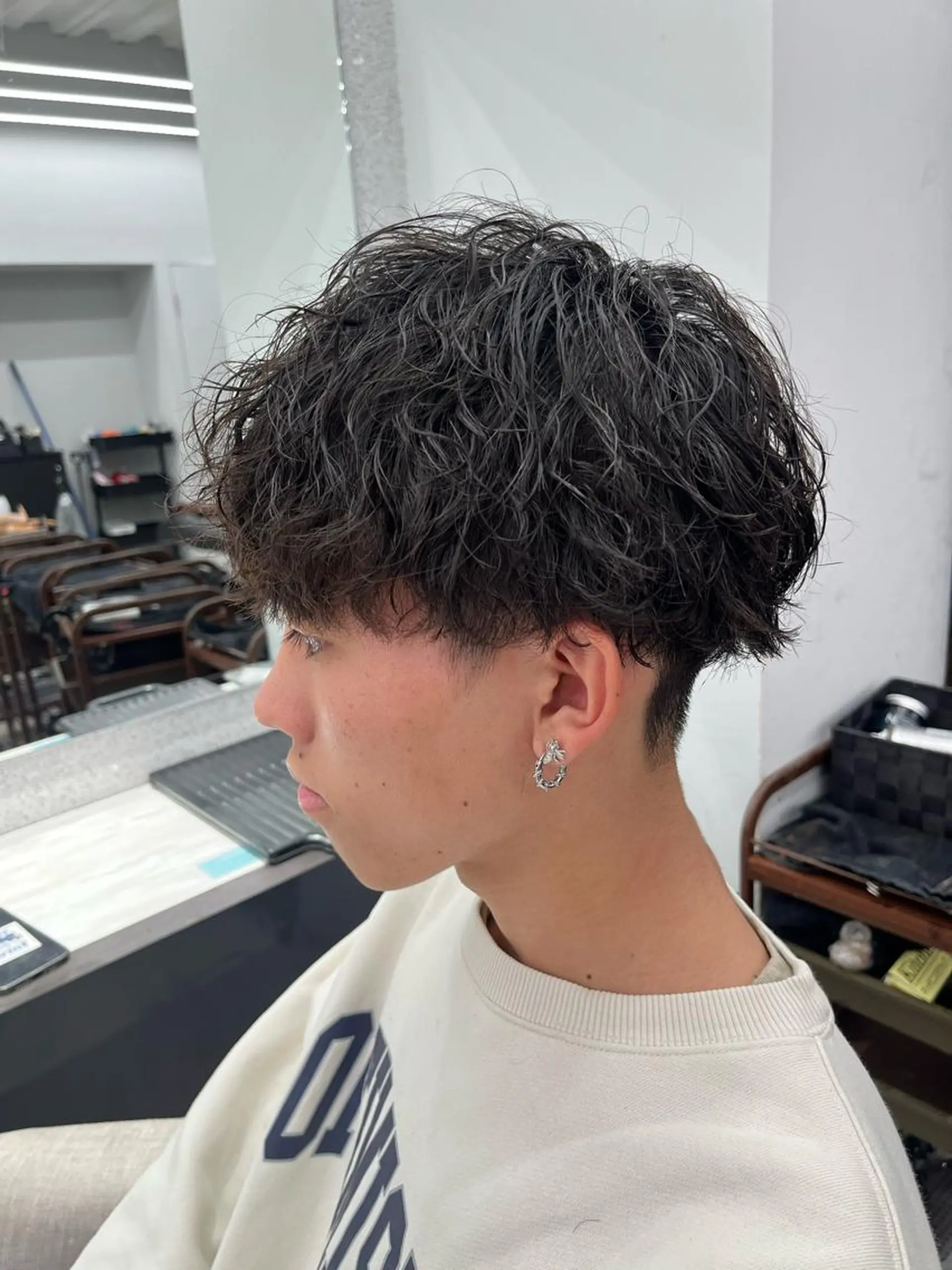 パーマ メンズ 🍐シャドウパーマ メンズ特化/守岡🍐のヘアスタイル