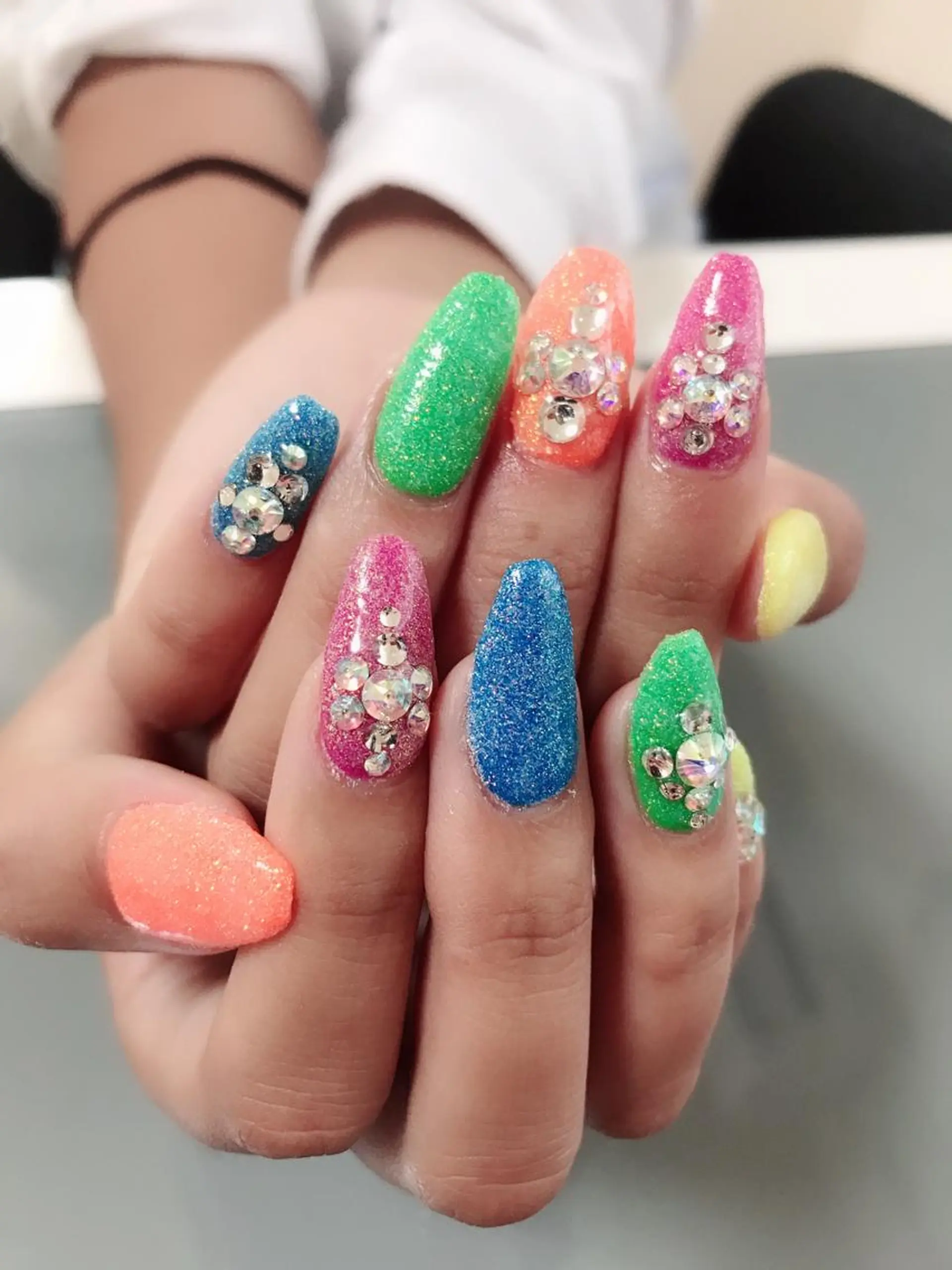 ネイル 長さ出し ハンドネイル Masuko Yasukaのネイルデザイン