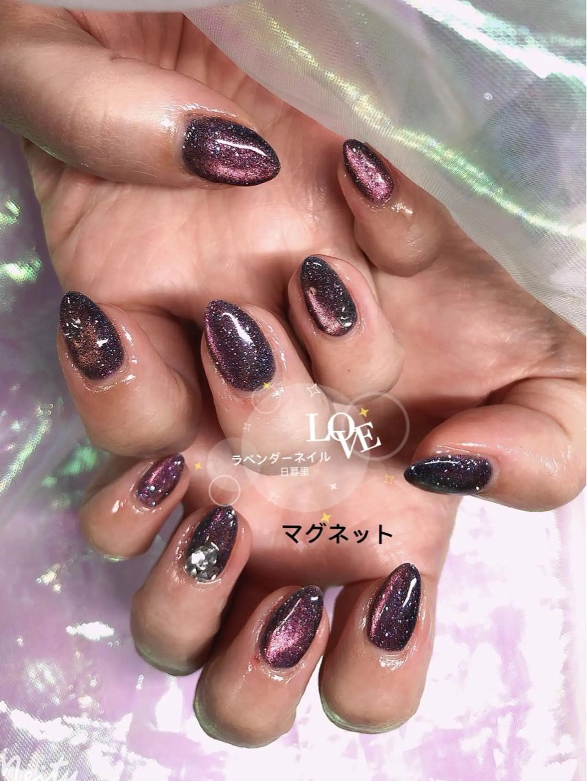 ネイル ラベンダー💖日暮里 ルル💖ネイルのネイルデザイン