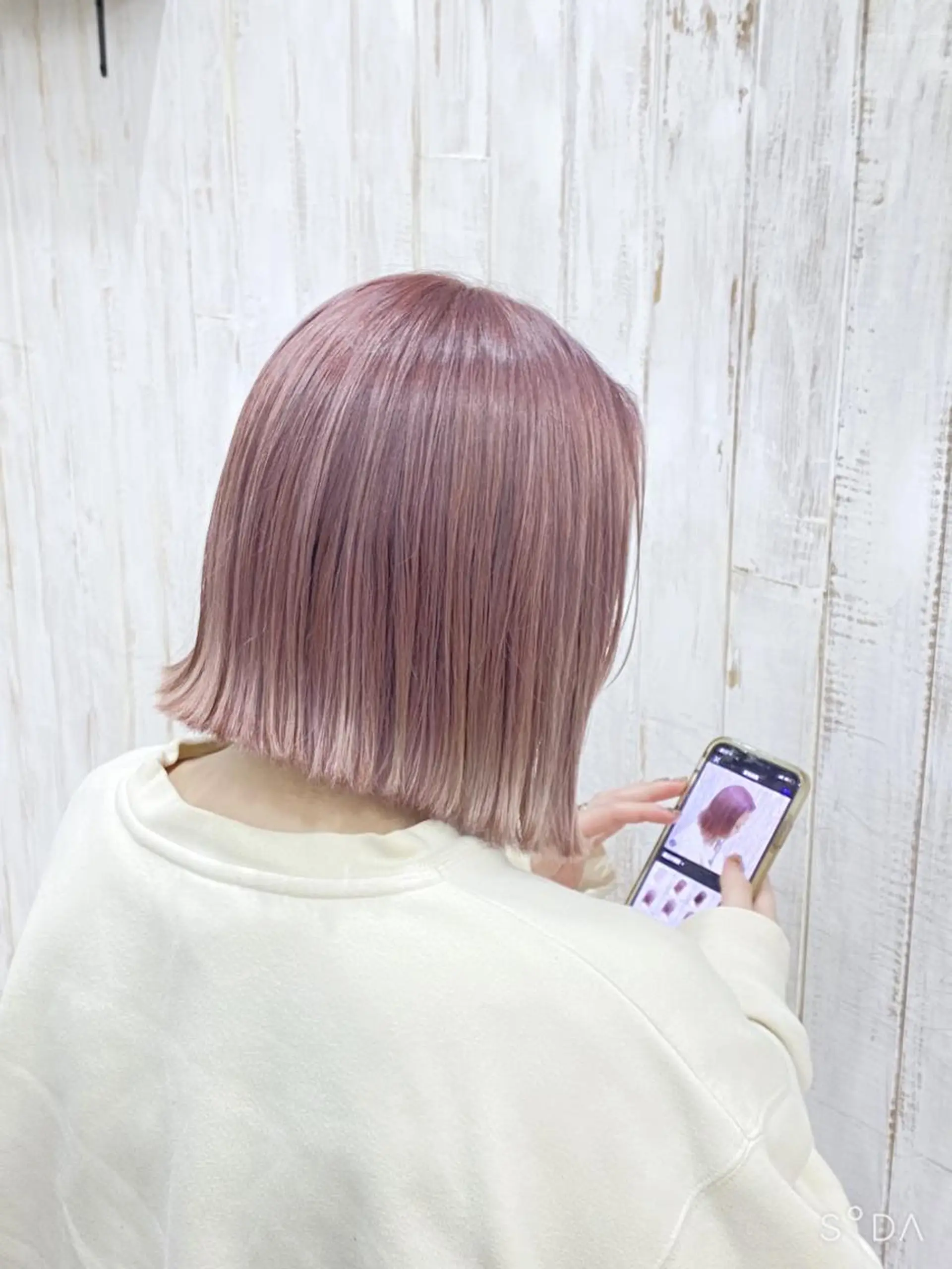 ミディアム ヘアカラー 片桐 大介のヘアスタイル