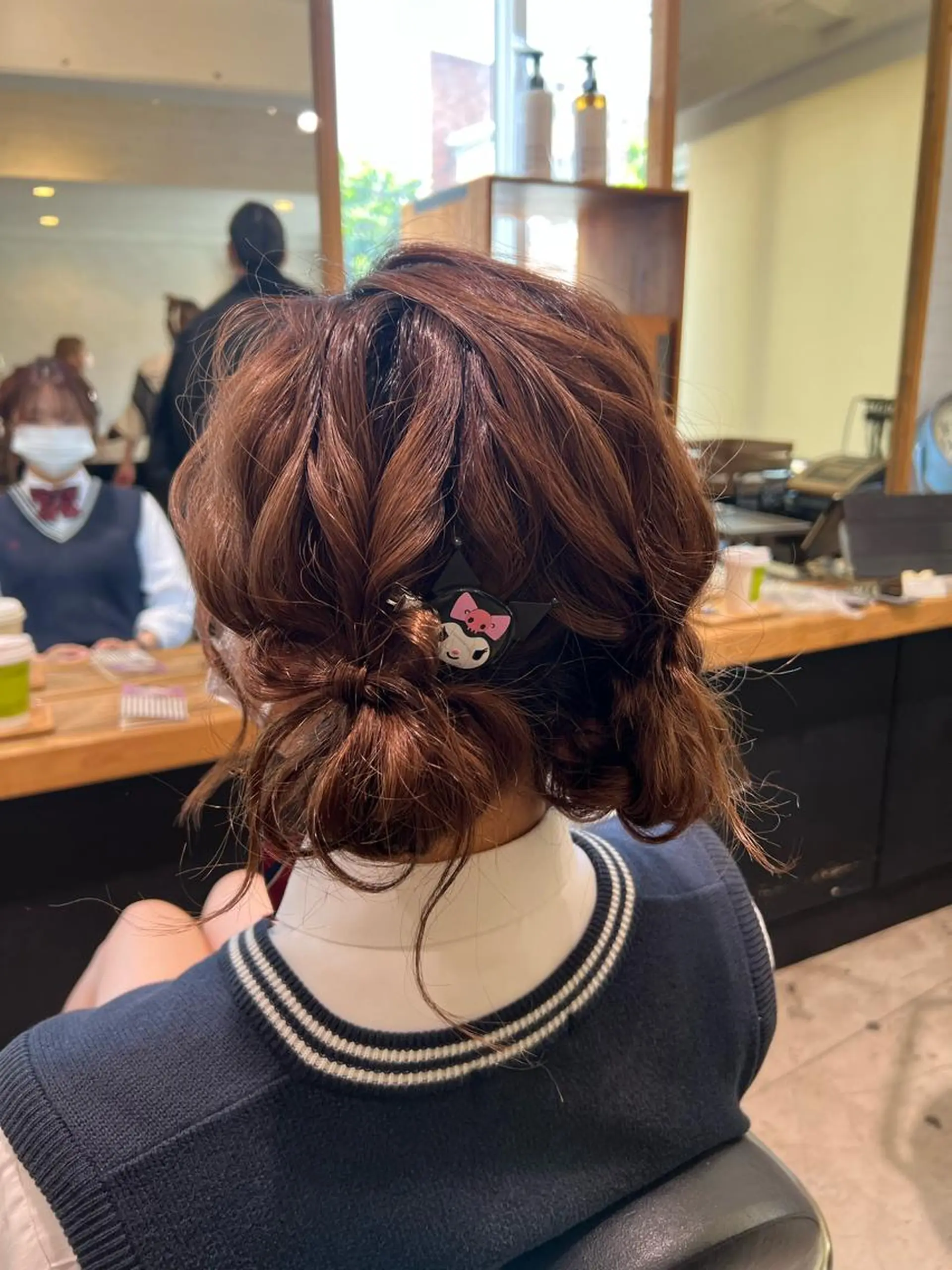 ミディアム ヘアセット ｻｶﾓﾄ ﾅｵﾐのヘアスタイル