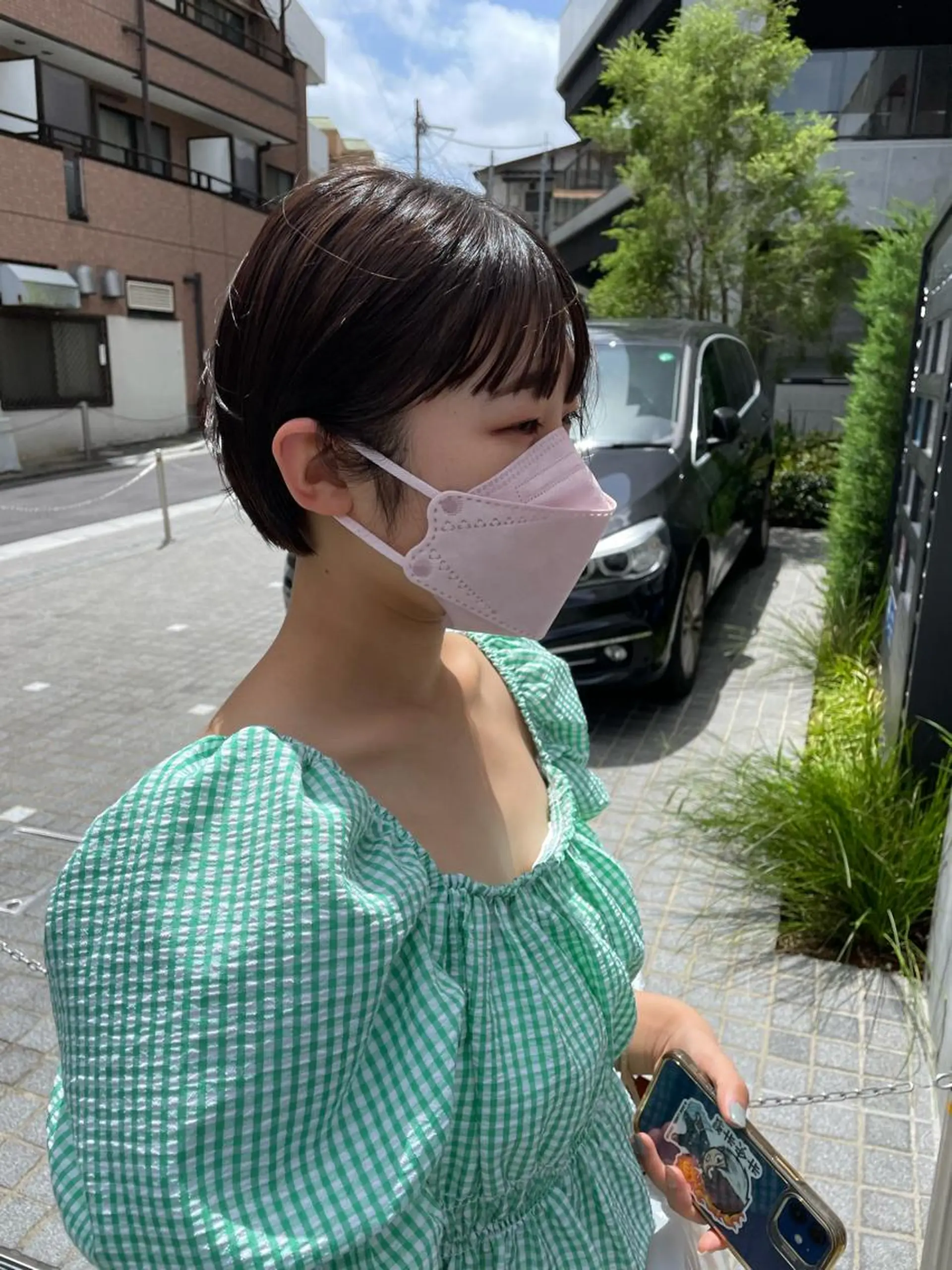 ショート カット ヘアカラー トリートメント パーマ/透明感カラー /ボブ/吉田一生のヘアスタイル