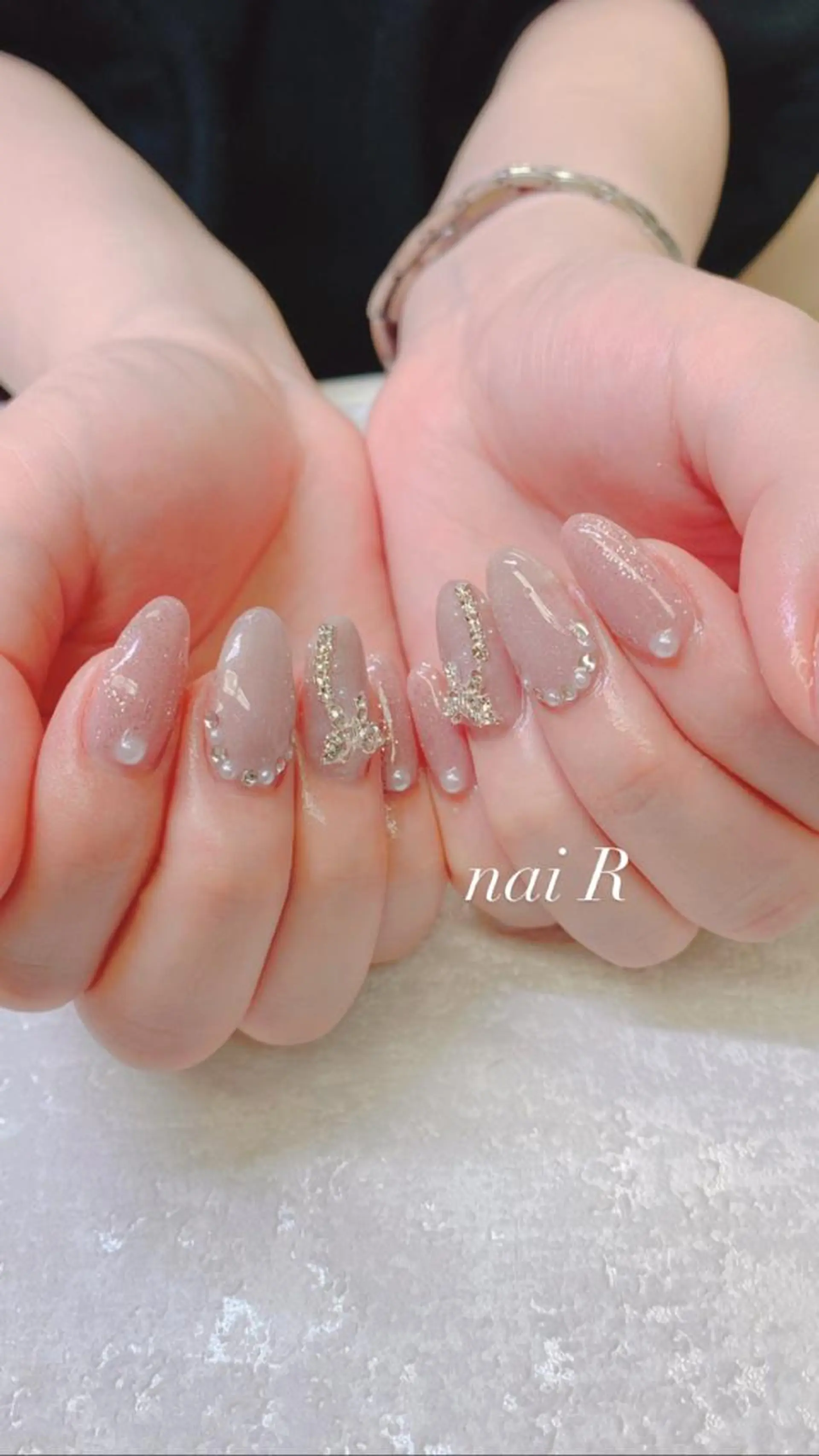 ミディアム ハンドネイル JNA認定講師🌸 RIEのネイルデザイン