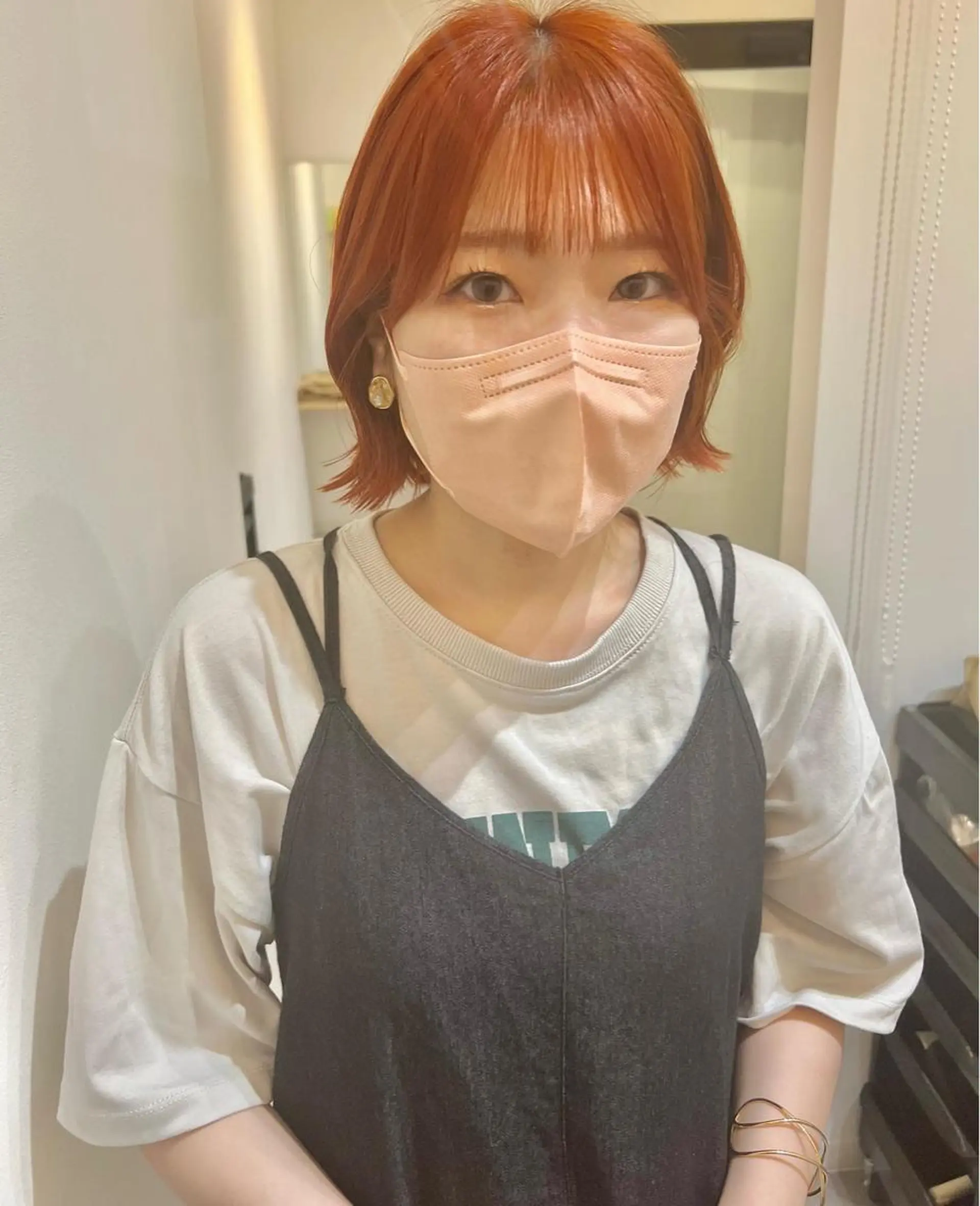 ショート ボブ カット トリートメント しおり/パーマ/ newi町田のヘアスタイル