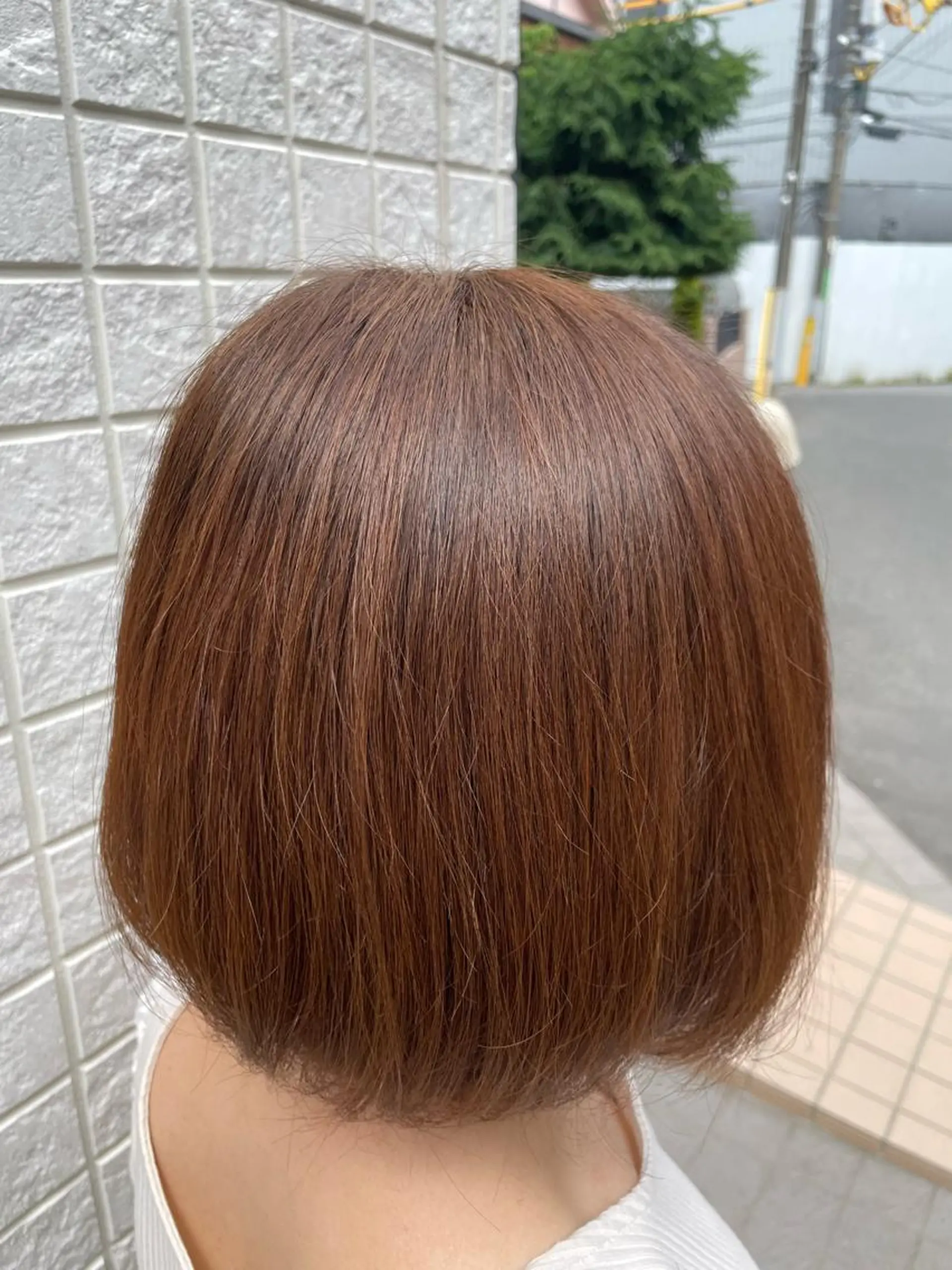 ショート ヘアカラー トリートメント 米本 匠のヘアスタイル