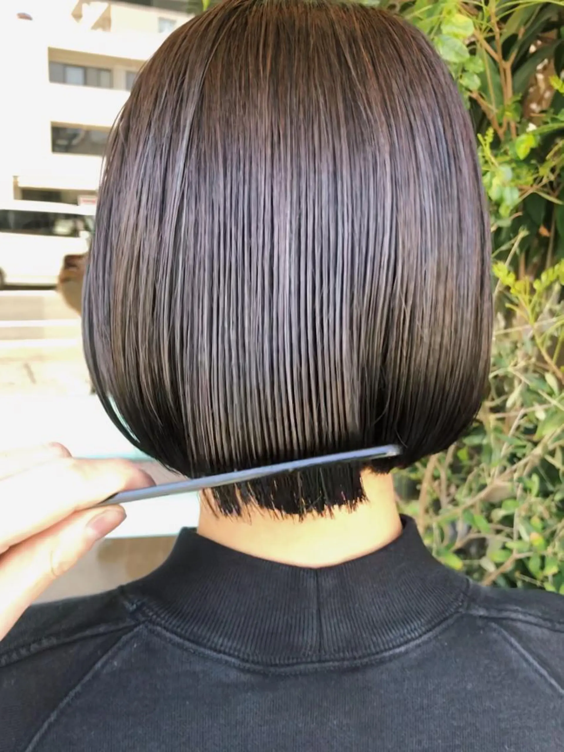 ショート カラー パーマ/レイヤー 岩山丈一郎のヘアスタイル