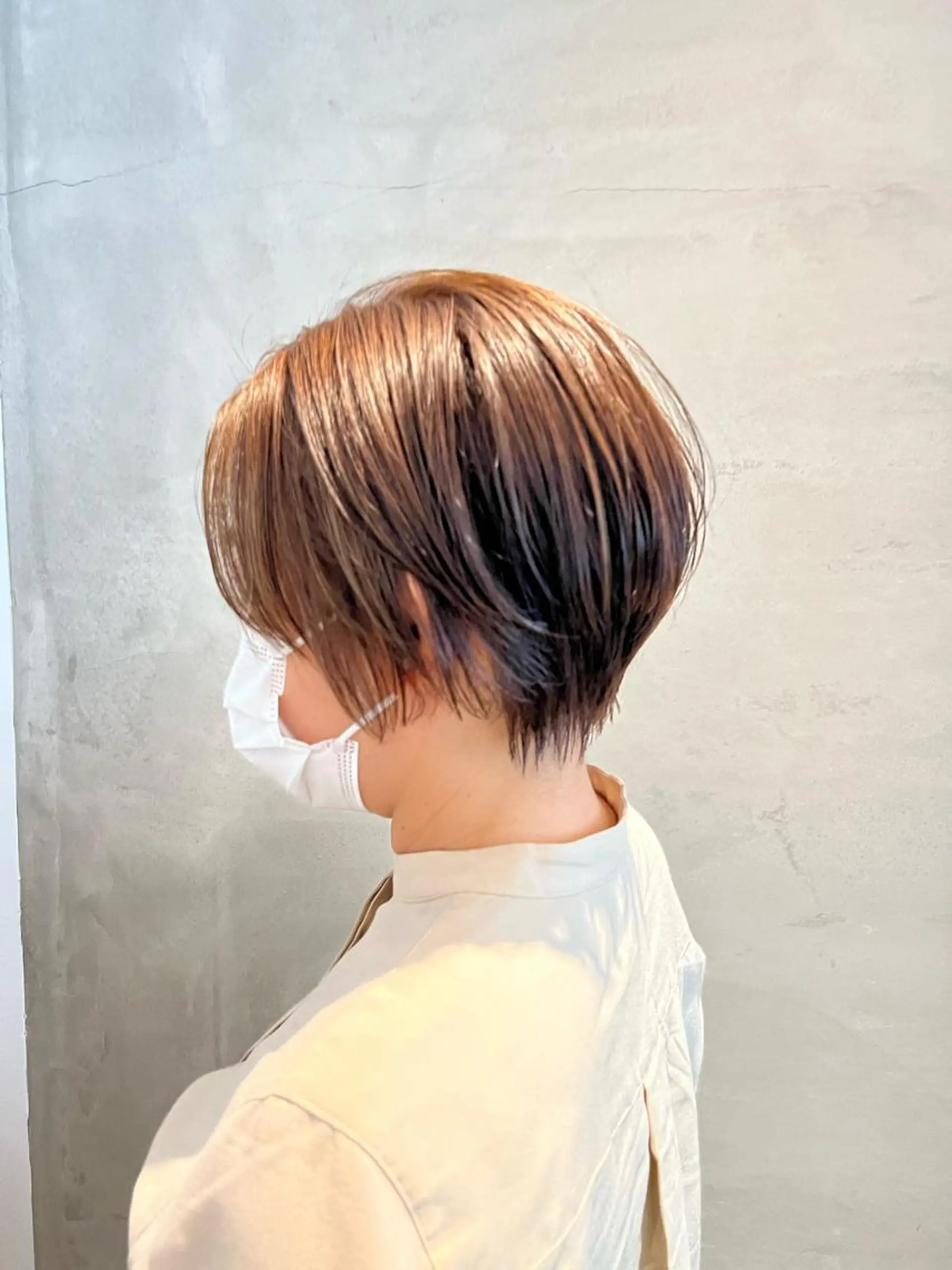 ショート カット スパイキーショート パーマ　具志堅　太志のヘアスタイル