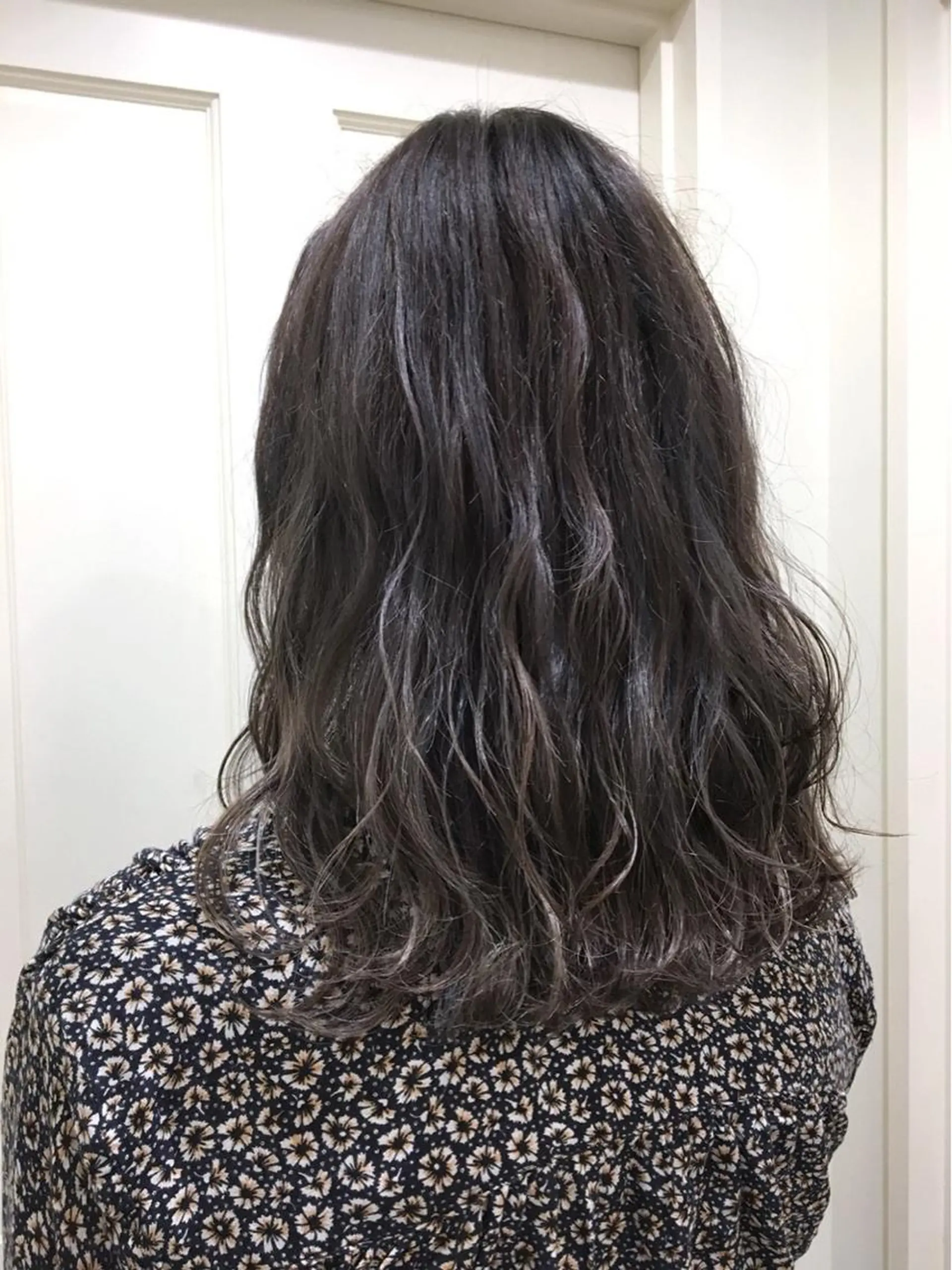 セミロング カット ヘアカラー ボブ/美髪矯正 /佐藤　奈巳のヘアスタイル