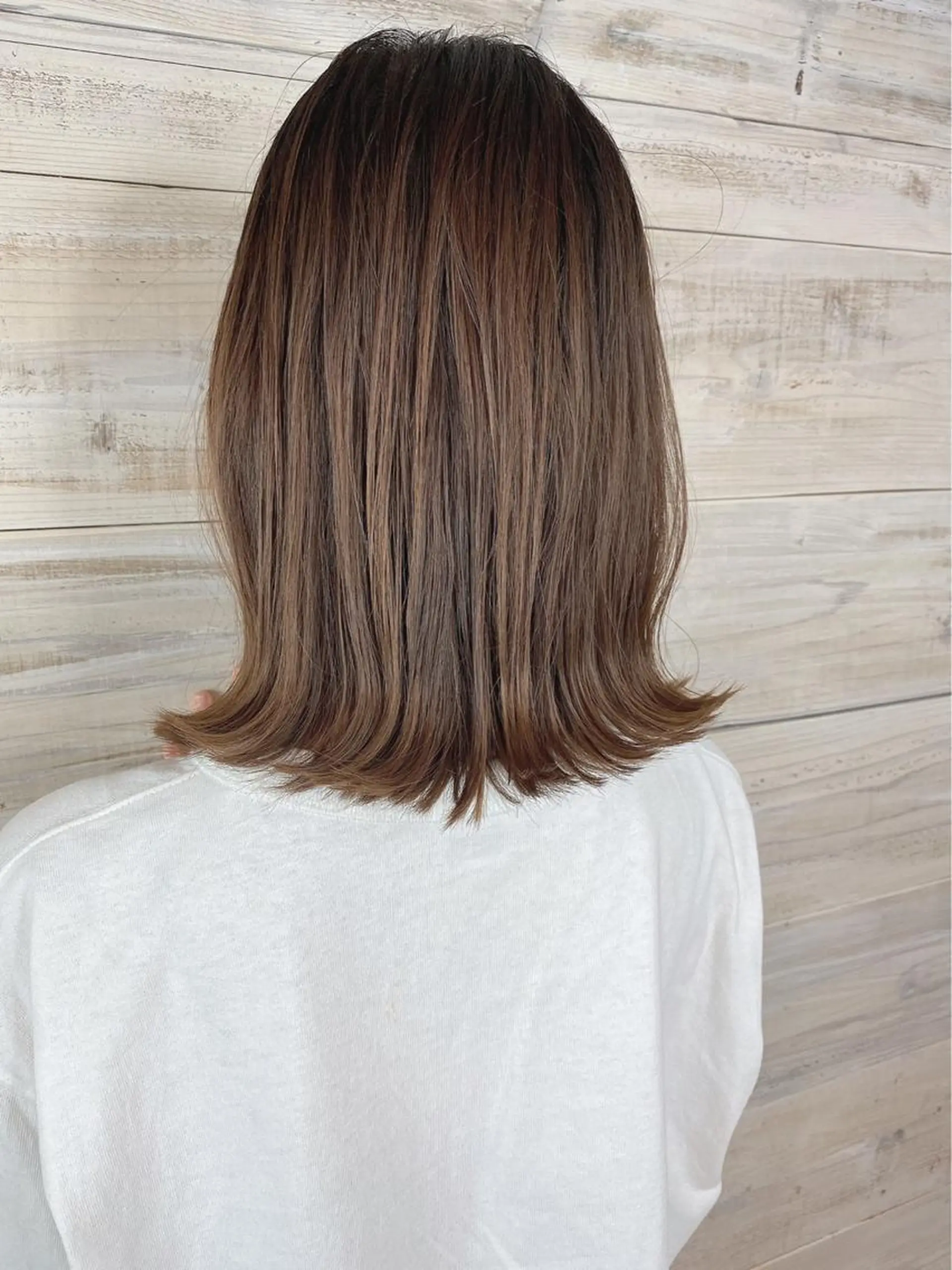 ミディアム カラー 🕶️佐藤 海李🐏のヘアスタイル