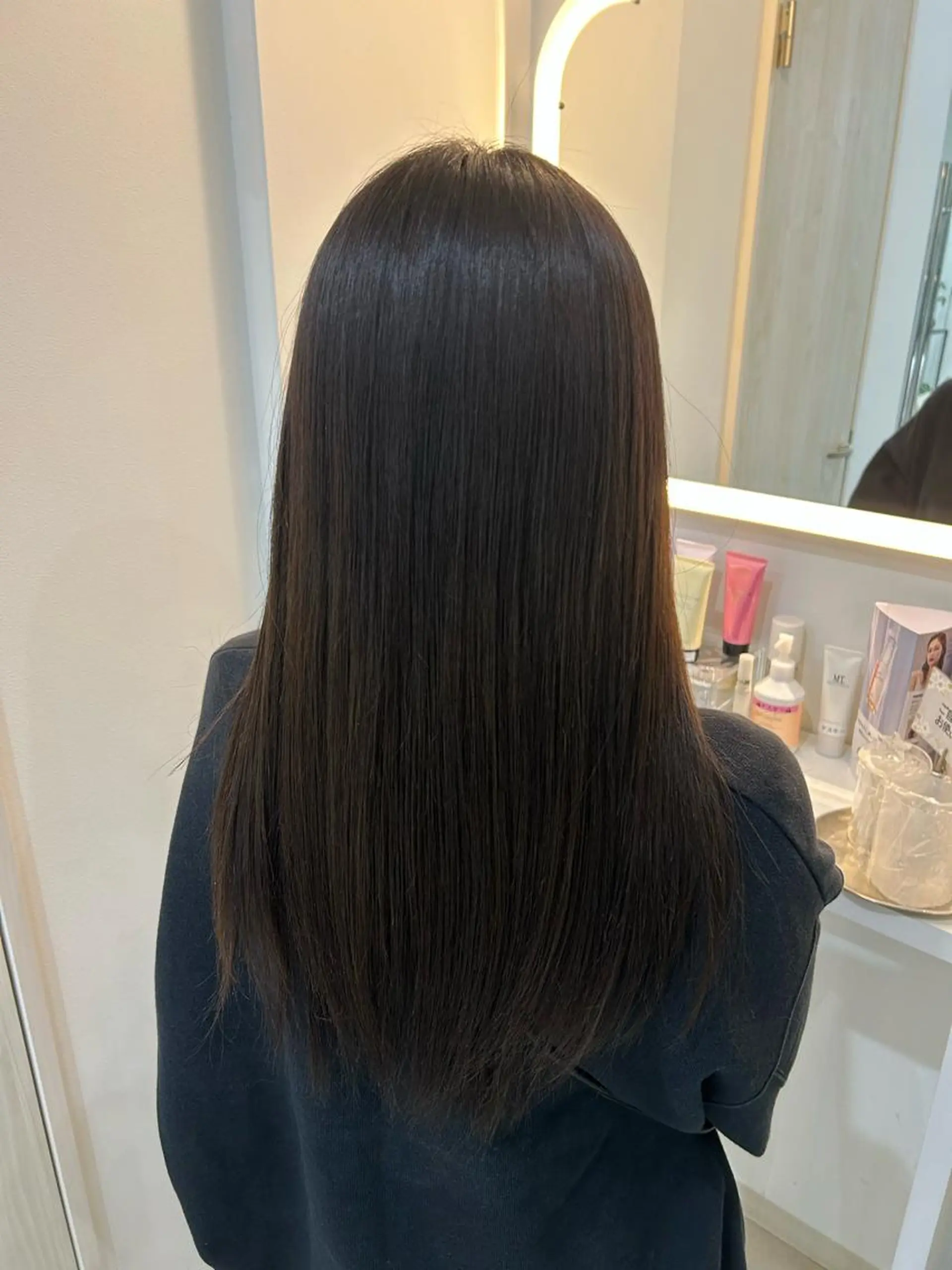 ロング 三田 豪のヘアスタイル