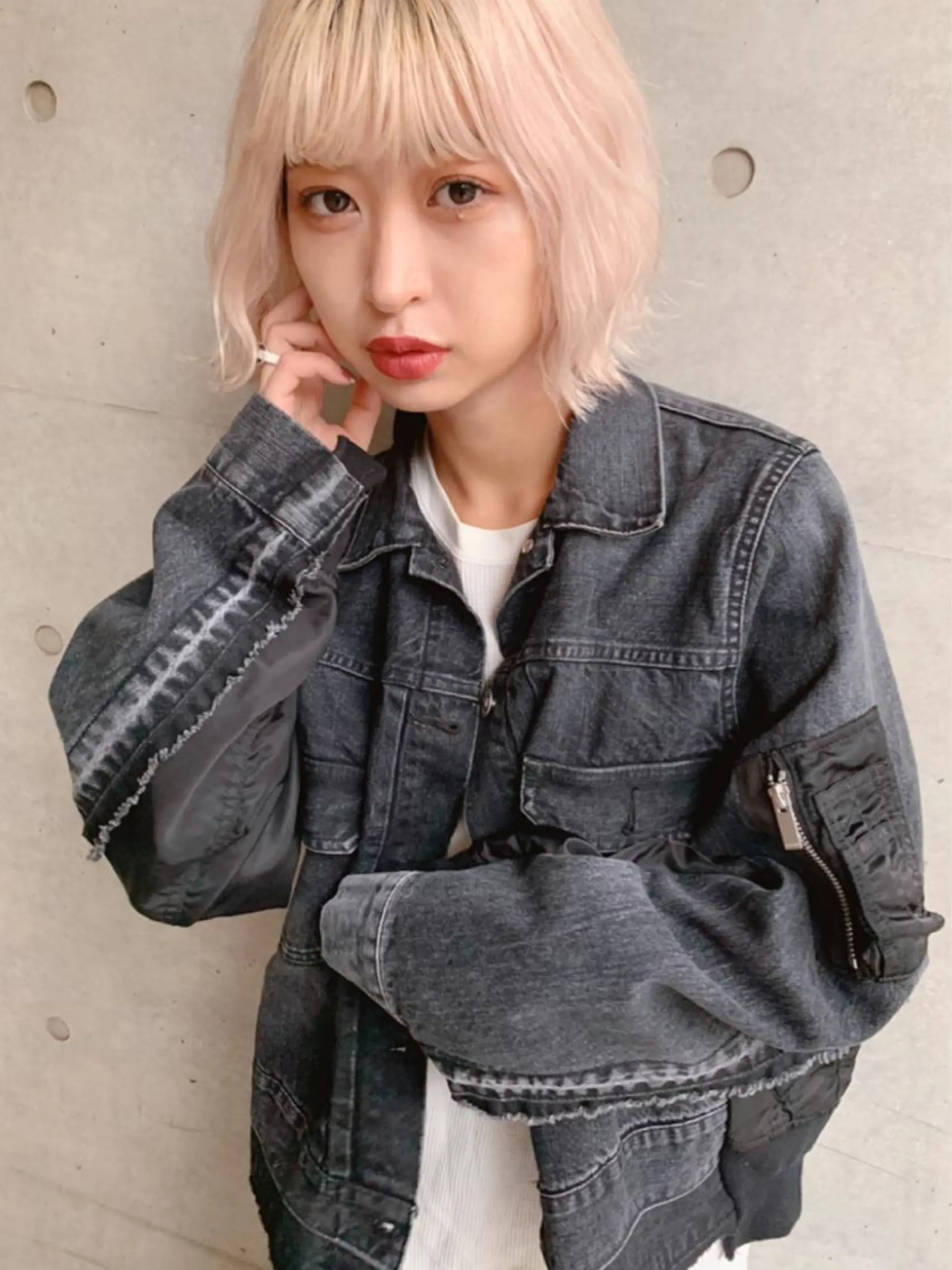 ミディアム ボブ HOODS hair salon所属・透明感カラー🌿ボブ ✨飛田　ケイのヘアスタイル