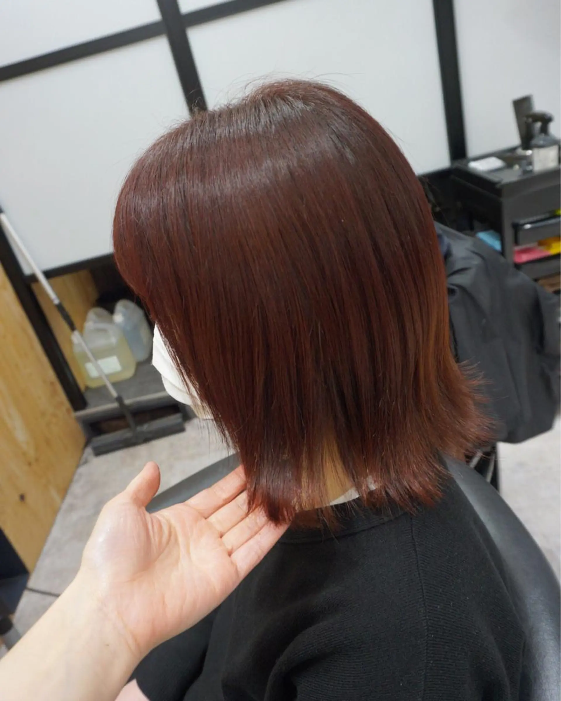 ミディアム ヘアカラー トリートメント 羽田 hadaのヘアスタイル