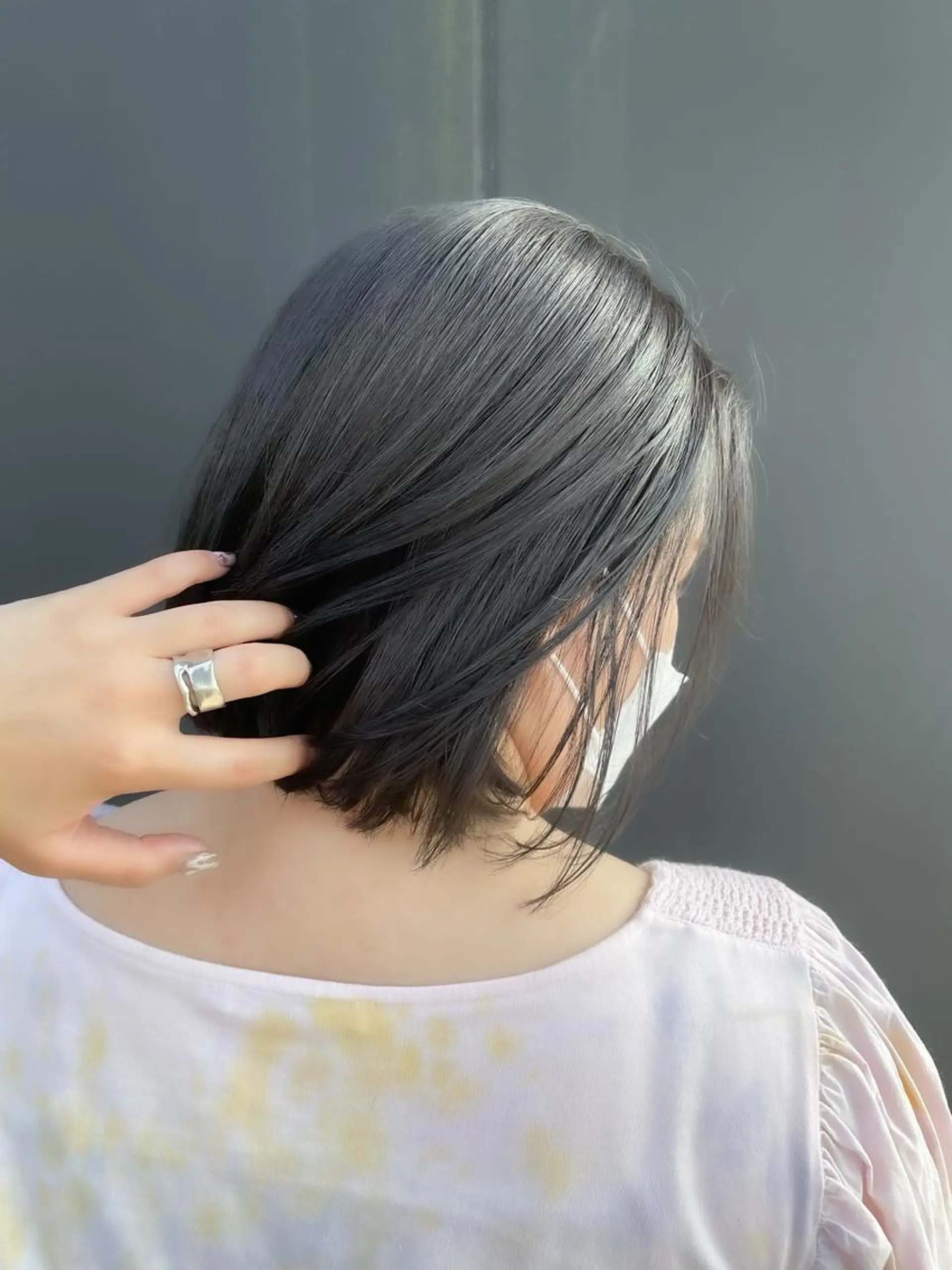 ショート カラー ヘアアレンジ ミニボブ/ブリーチ 🌈MISATOのヘアスタイル