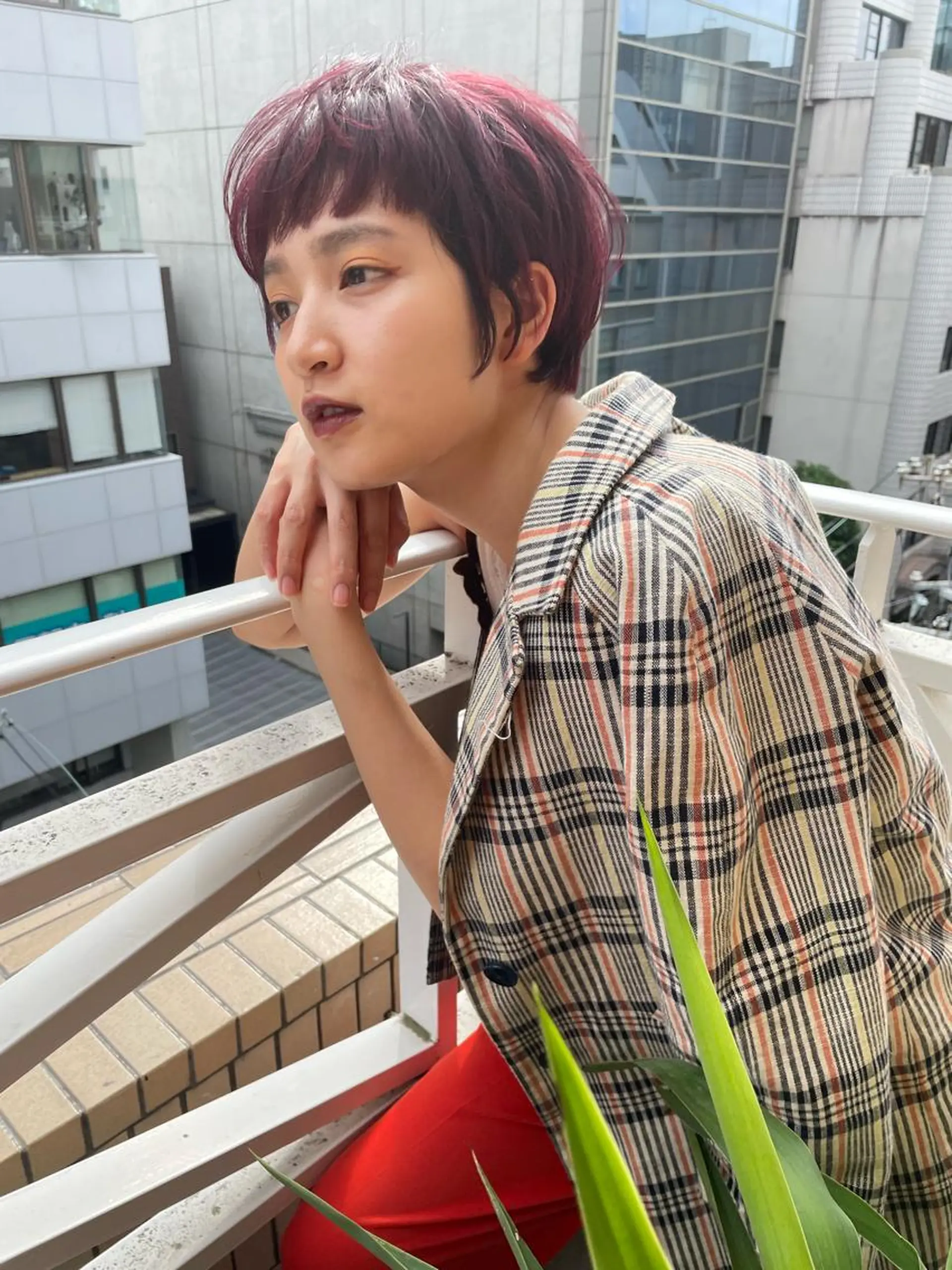 ショート カラー ブリーチ ブリーチなしカラー ショート/ボブ専門 宮脇美奈/南船場のヘアスタイル